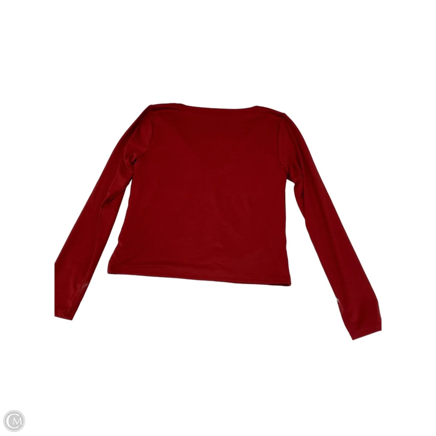 Top Long Sleeve By Old Navy In Red, Size: M