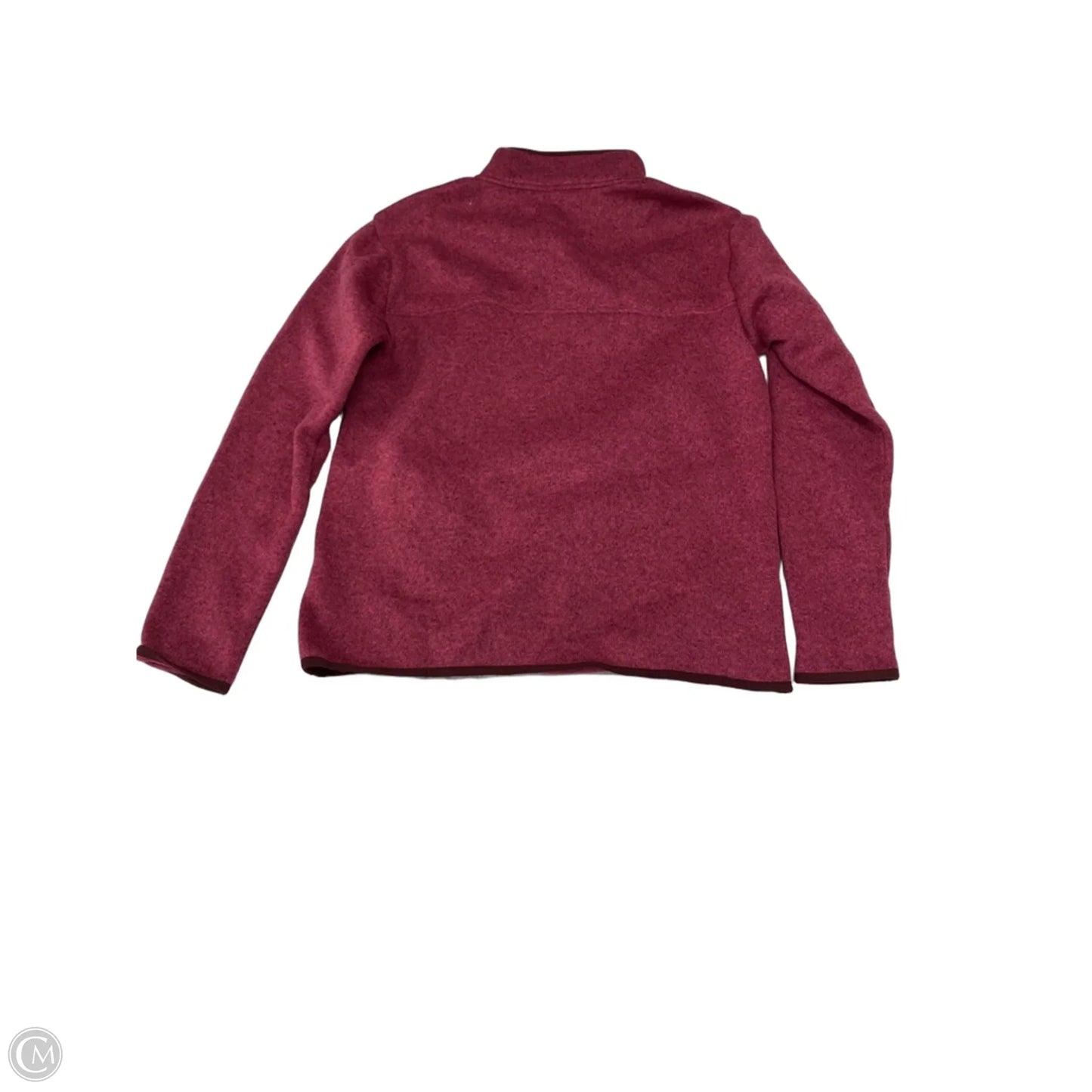 Sweatshirt Collar By Eddie Bauer In Pink, Size: M