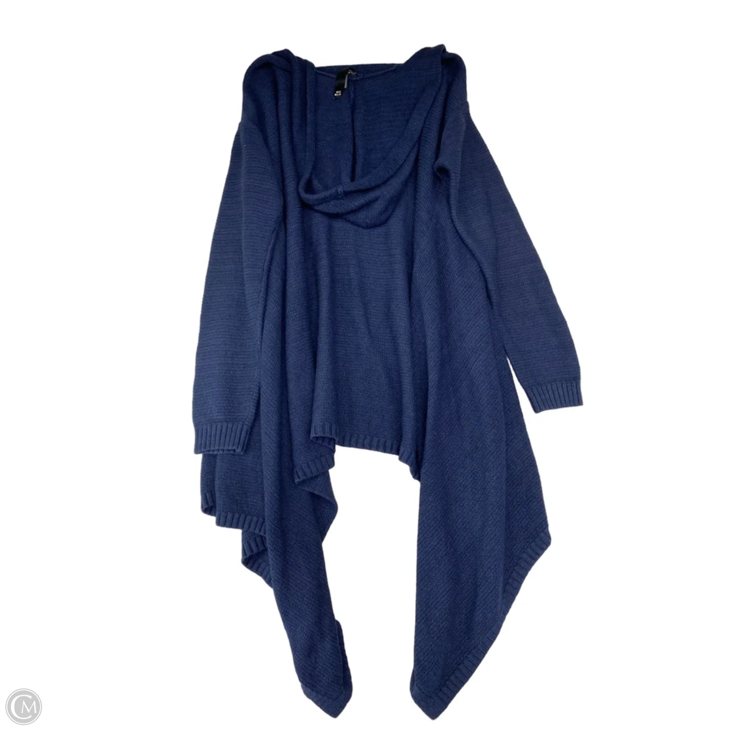 Sweater Cardigan By Clothes Mentor In Navy, Size: M