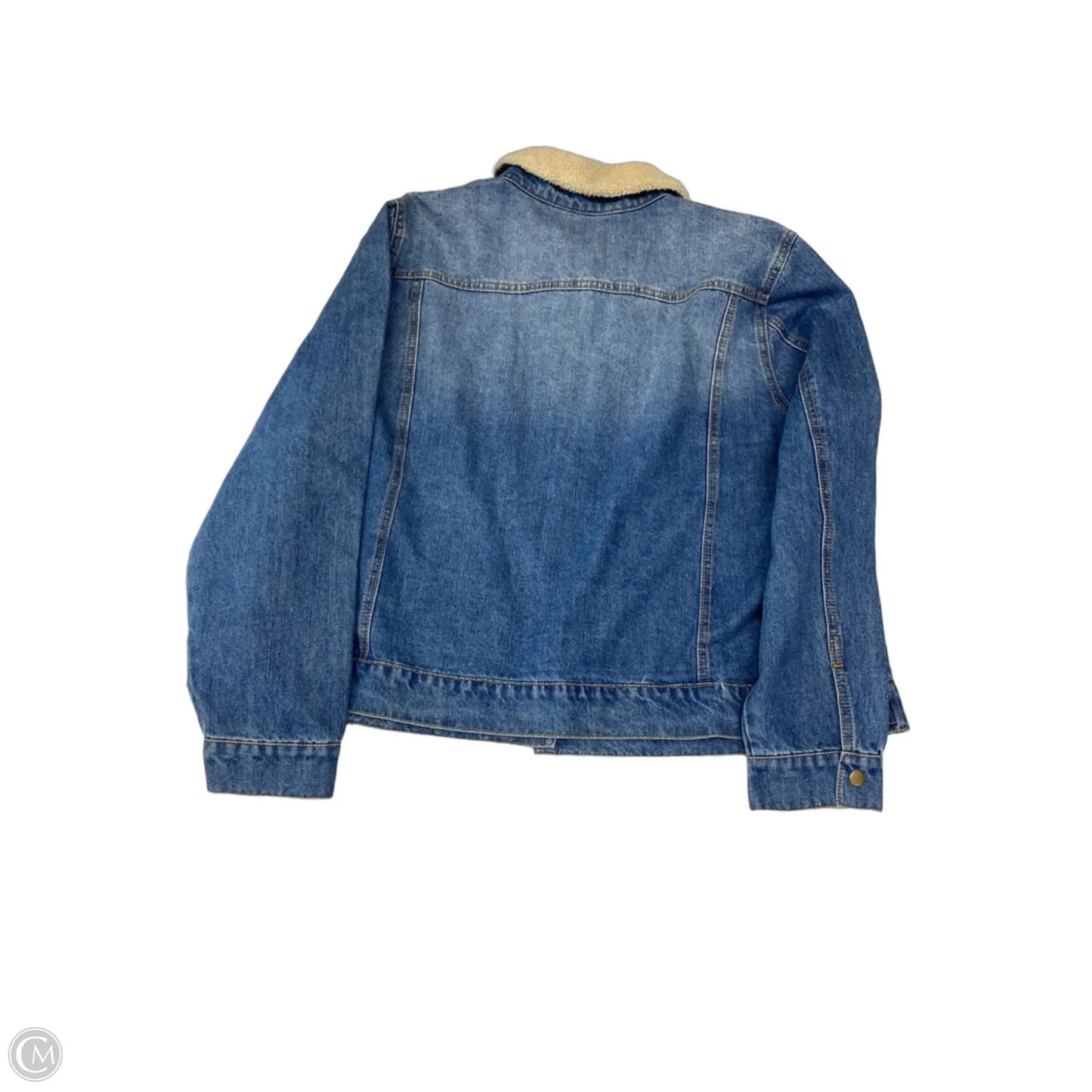 Jacket Denim By Clothes Mentor In Blue Denim, Size: 2x