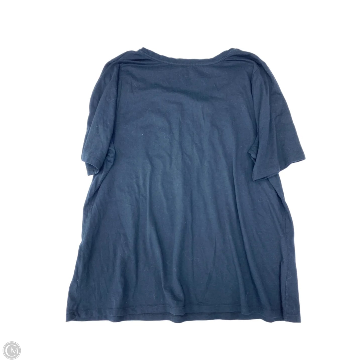 Top Short Sleeve Basic By Lane Bryant In Black, Size: 1x