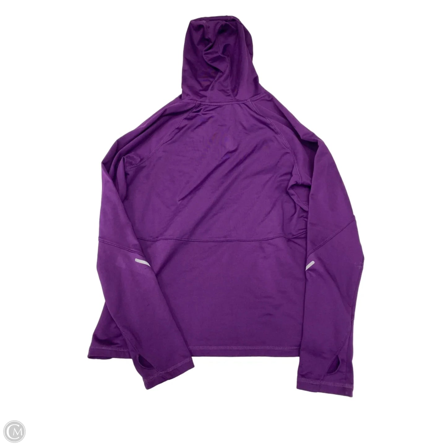 Athletic Sweatshirt Hoodie By Clothes Mentor In Purple, Size: L