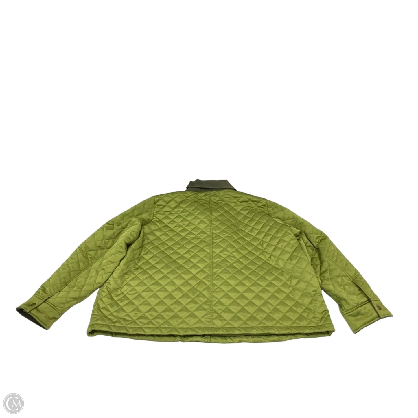 Jacket Puffer & Quilted By Market & Spruce In Green, Size: 3x