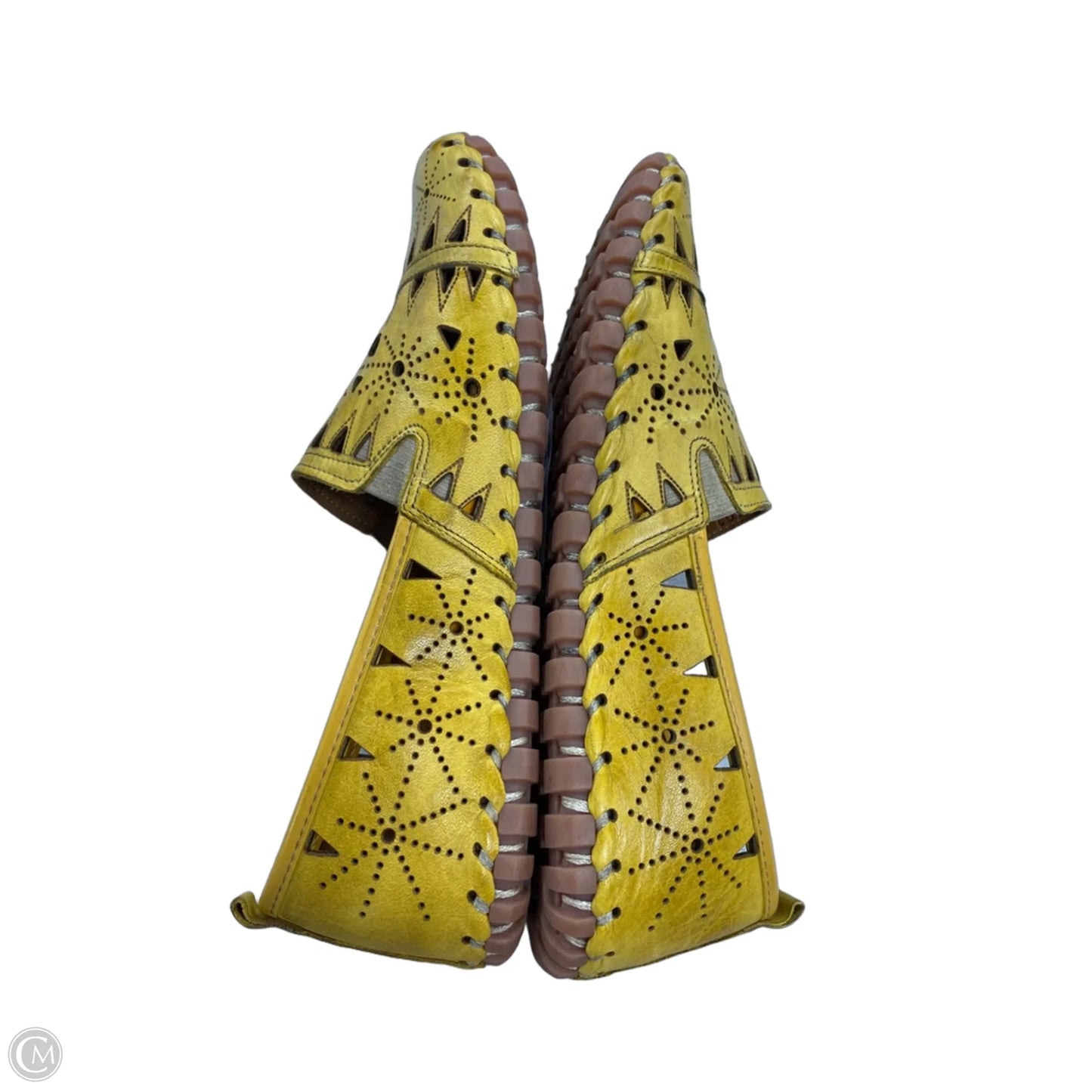 Shoes Flats By Spring Step In Yellow, Size: 9.5