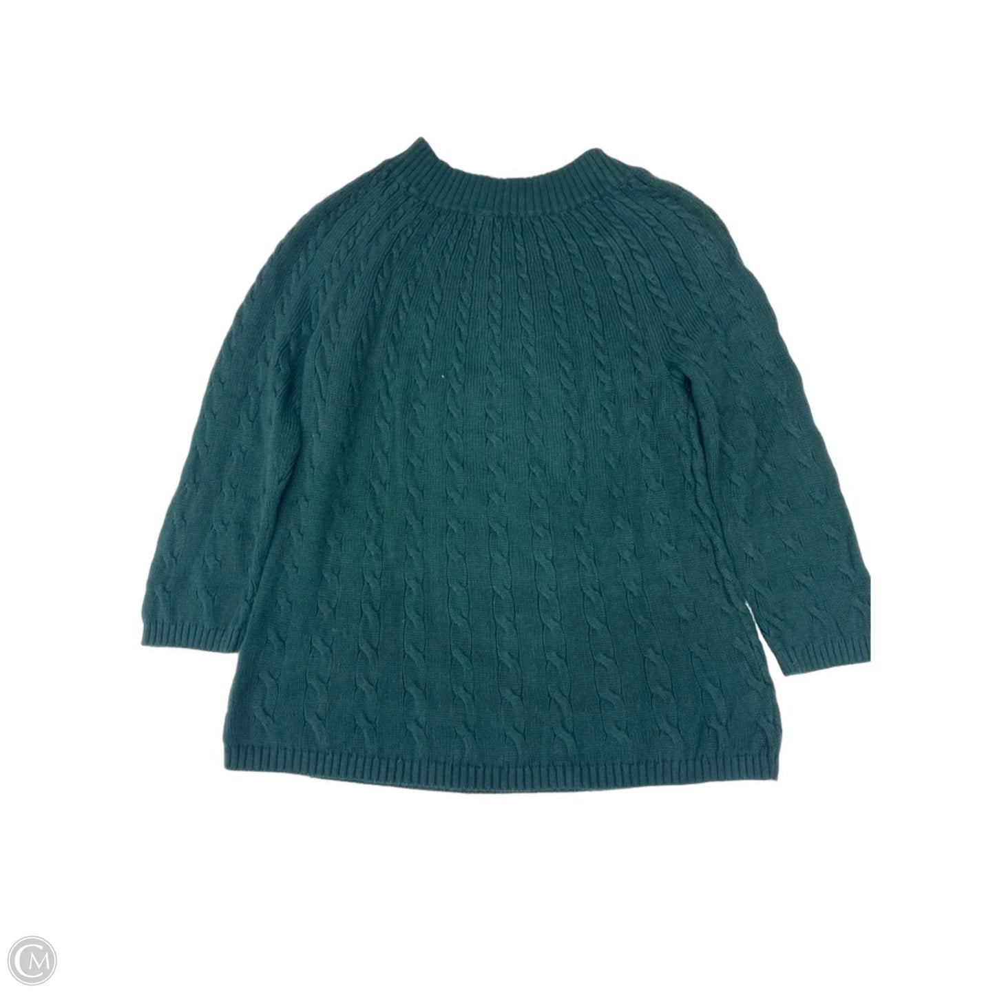Sweater By Talbots In Green, Size: M