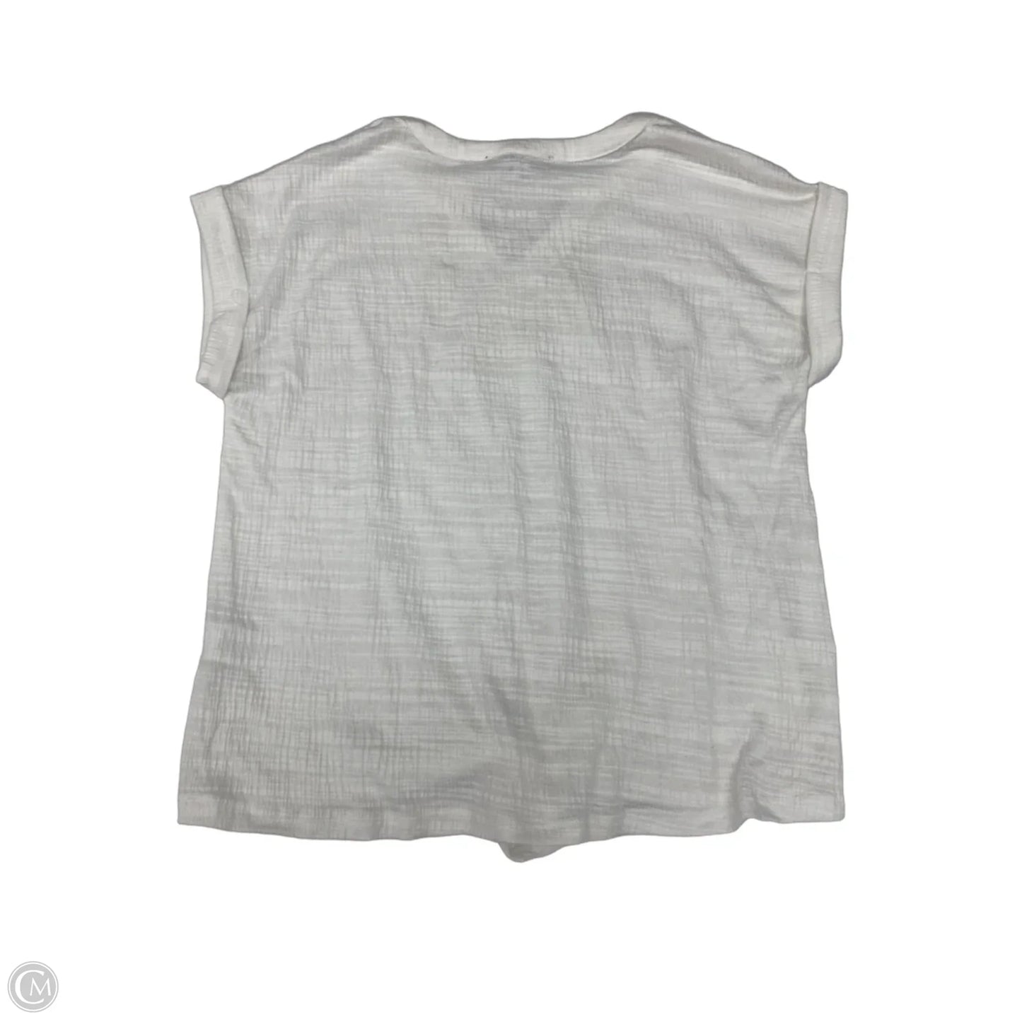 Top Short Sleeve By Cable And Gauge In White, Size: Xs