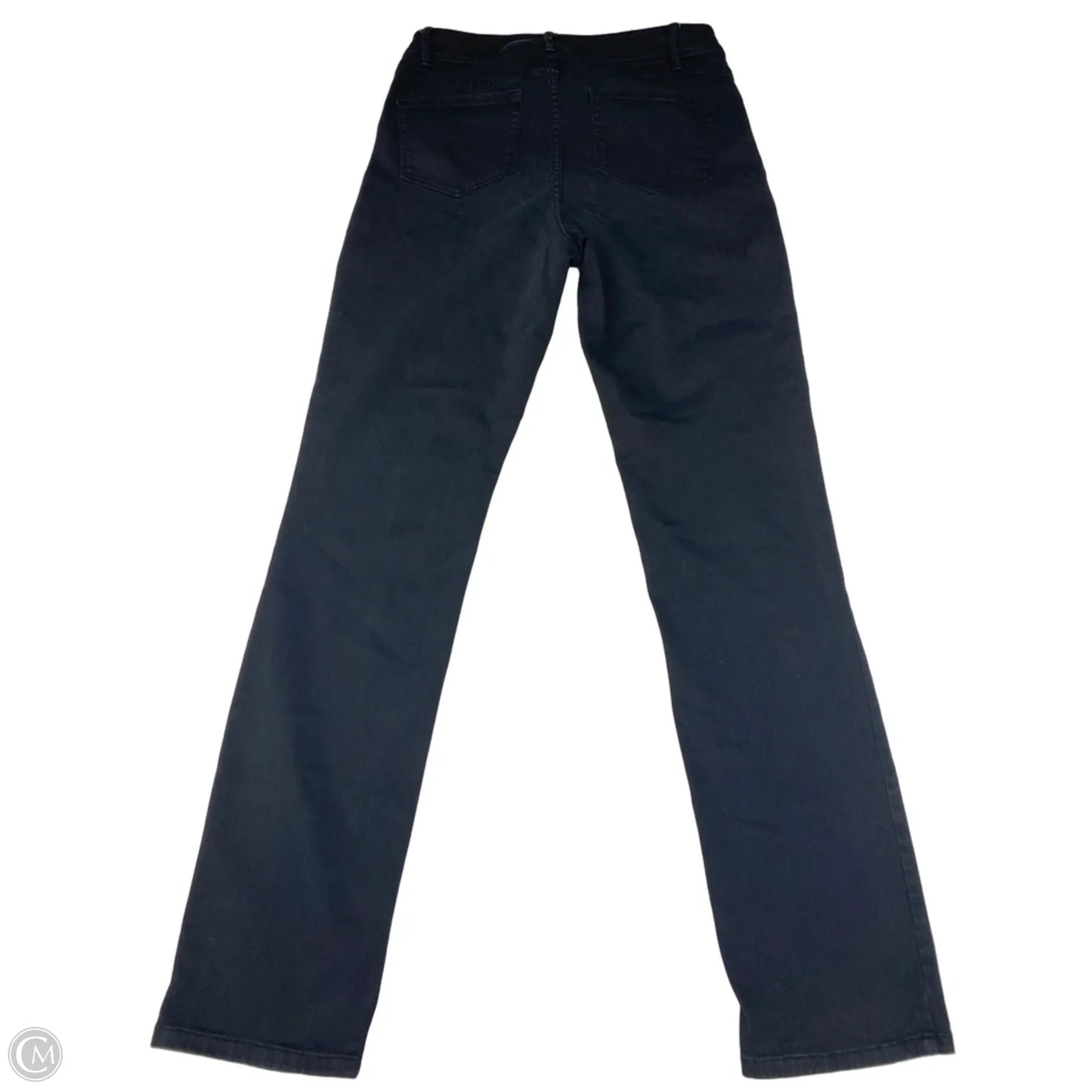Jeans Straight By J. Jill In Black Denim, Size: 8