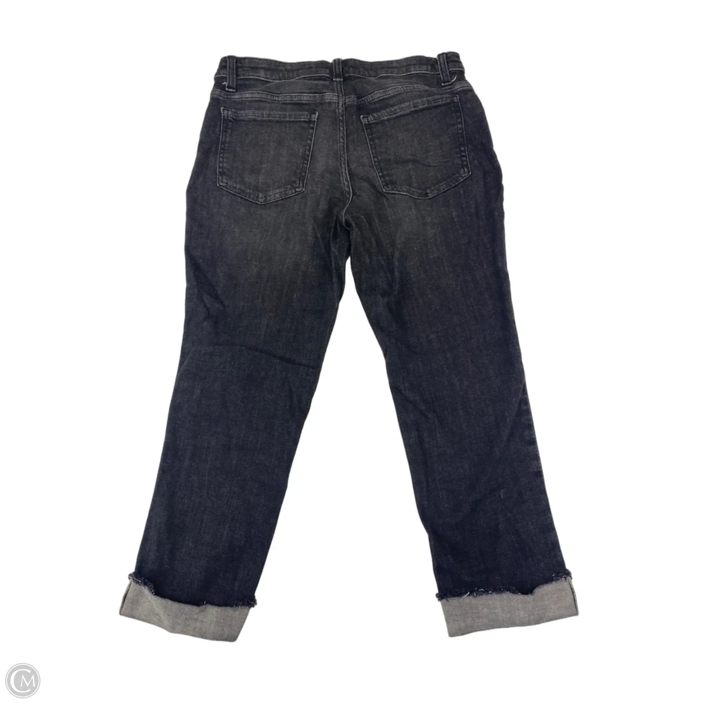 Jeans Skinny By Lee In Black Denim, Size: 10