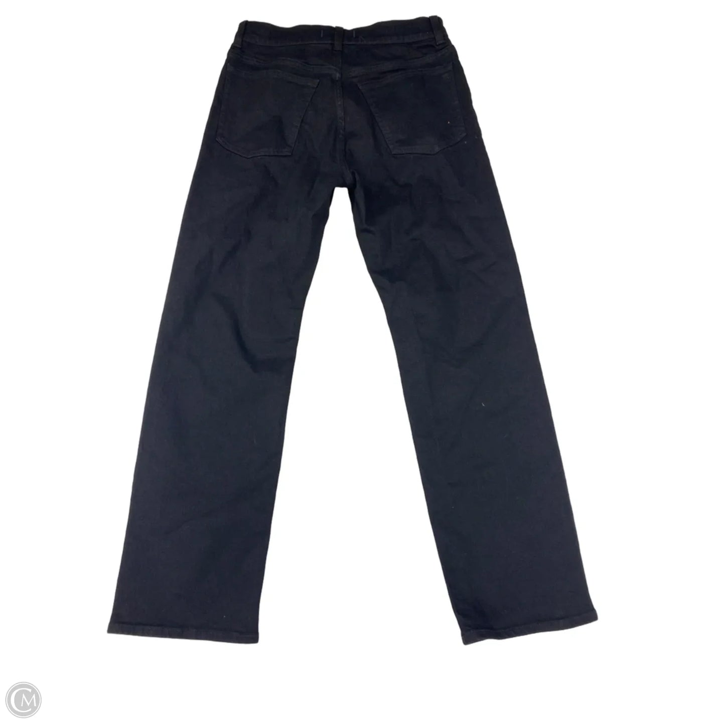 Jeans Straight By Madewell In Black Denim, Size: 10