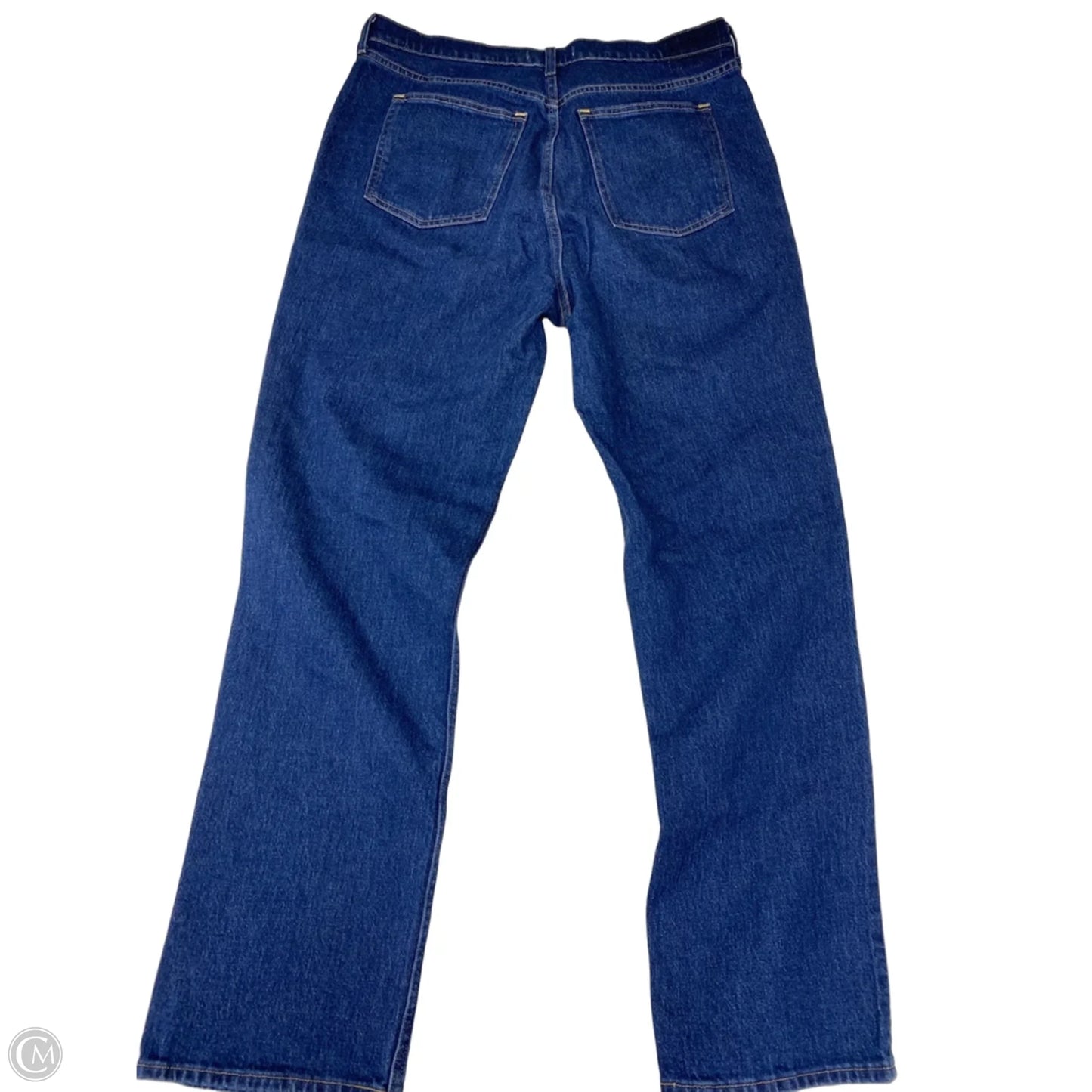 Jeans Straight By Abercrombie And Fitch In Blue Denim, Size: 16l