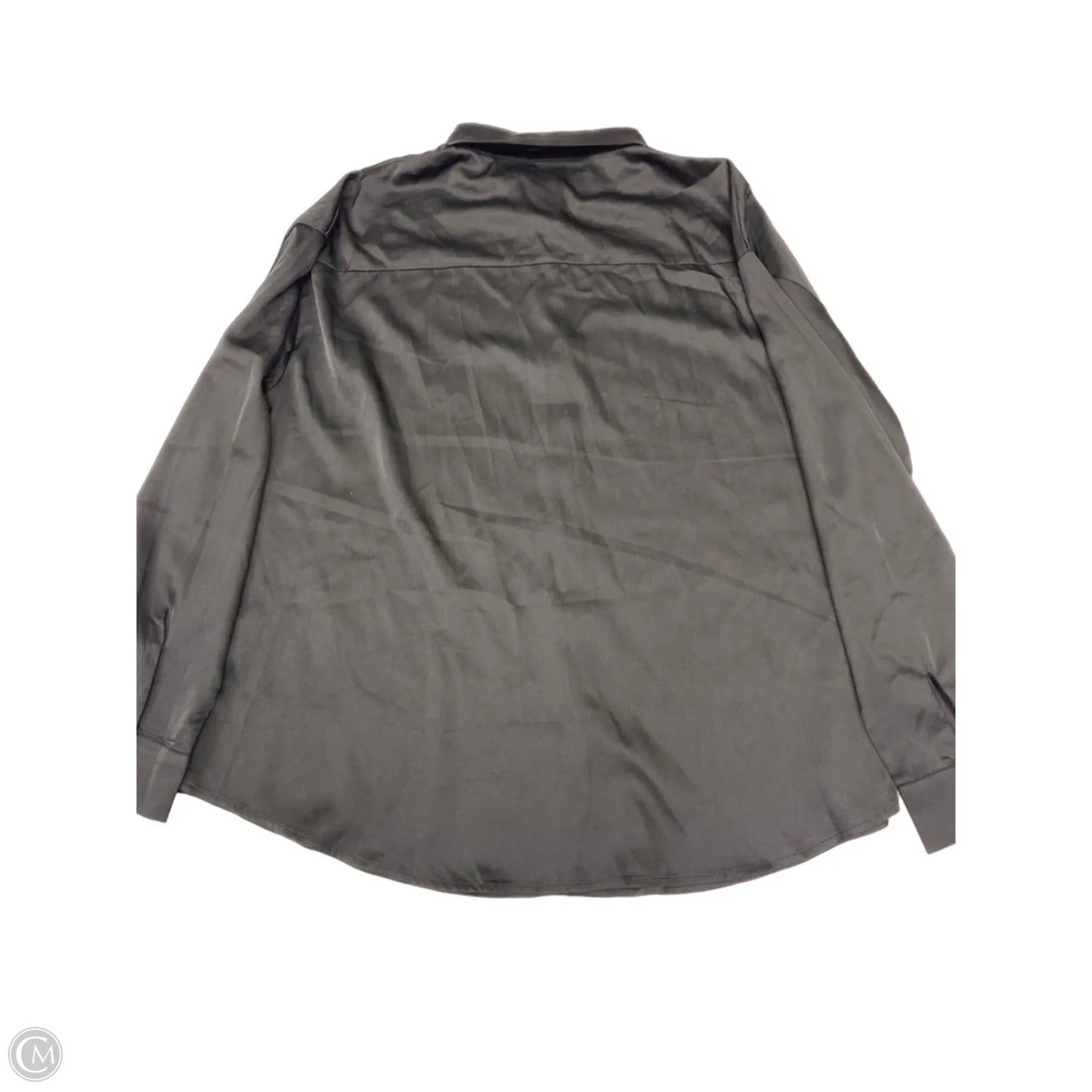 Blouse Long Sleeve By Clothes Mentor In Black, Size: Xl