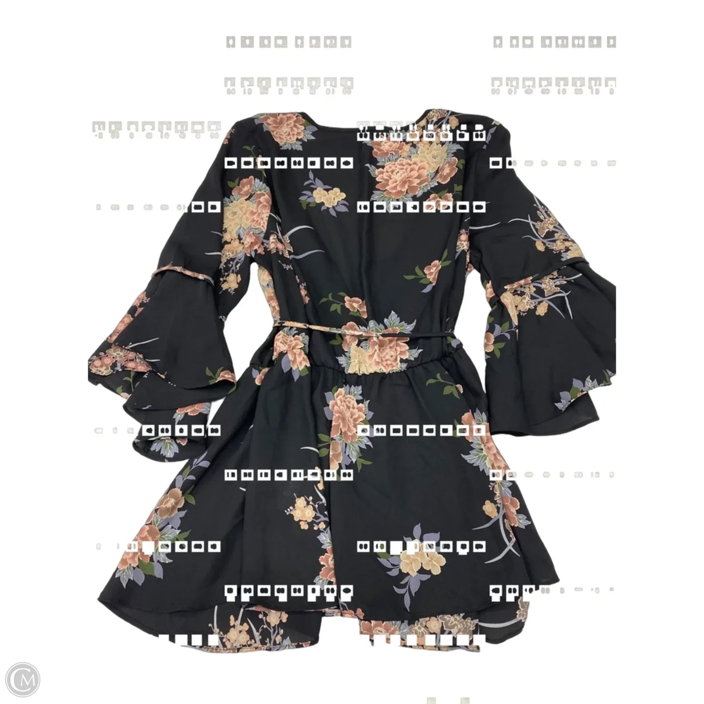 Blouse 3/4 Sleeve By Pleione In Floral Print, Size: L