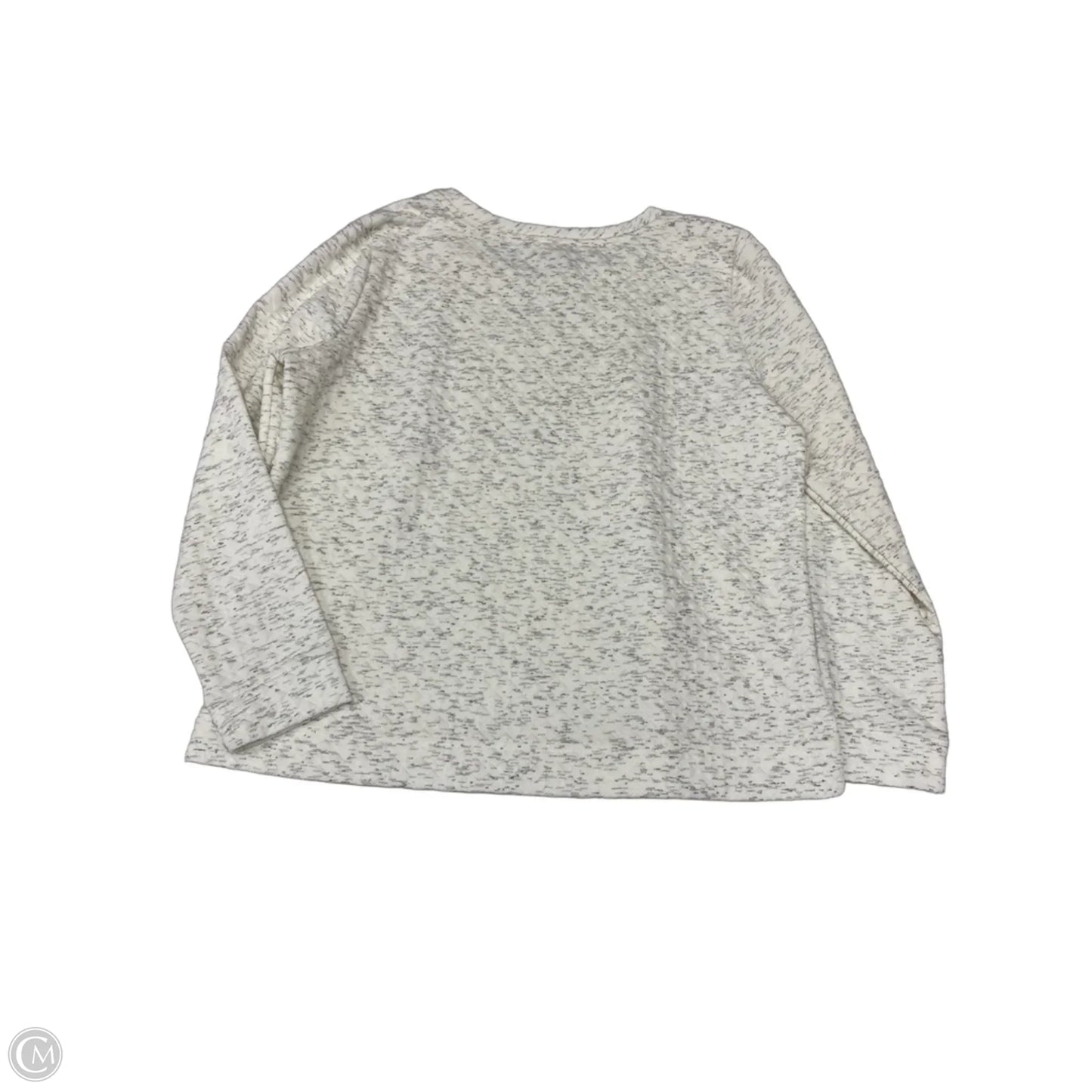 Sweatshirt Crewneck By Jane And Delancey In Grey & White, Size: Xl