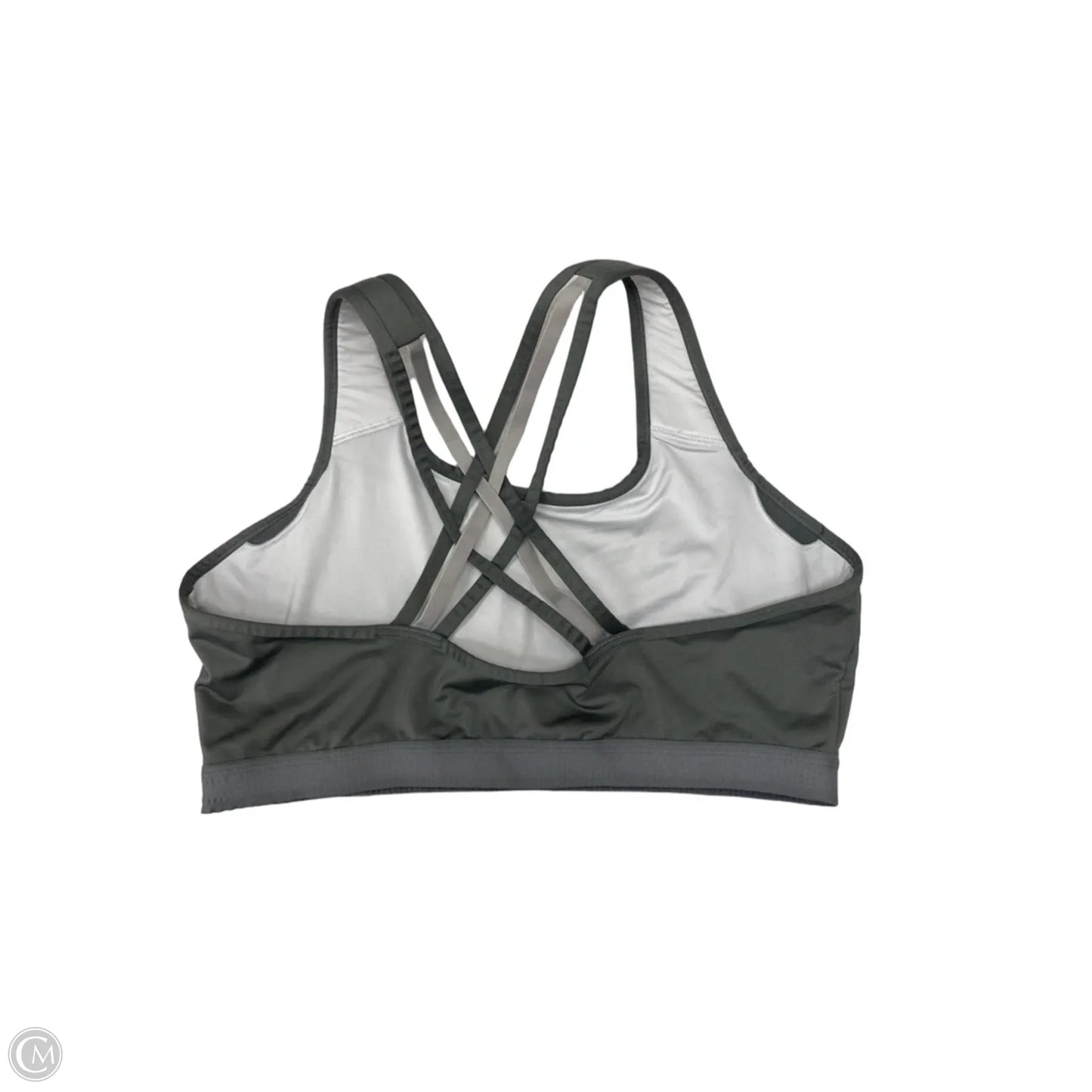 Athletic Bra By Avia In Grey, Size: Xxl