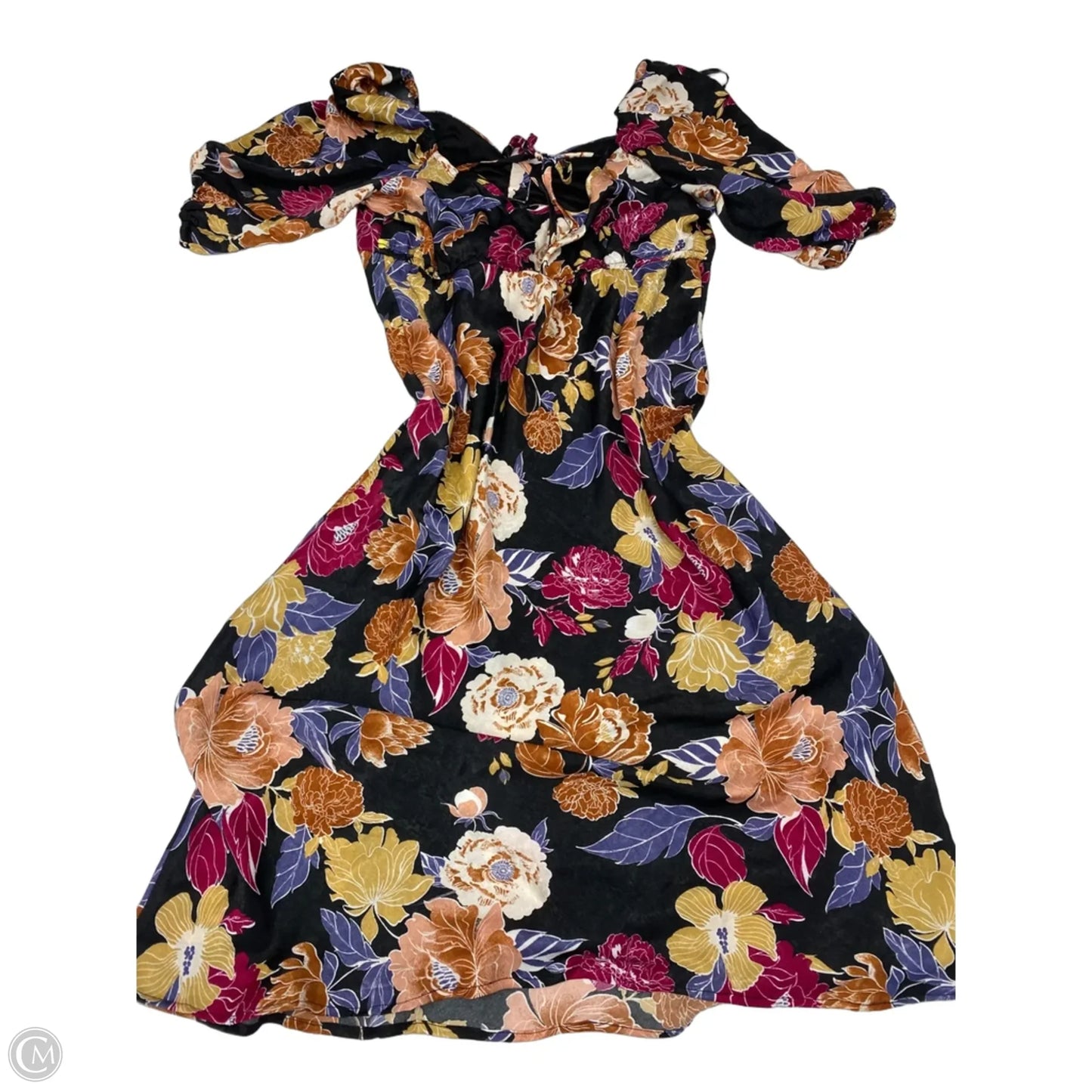 Dress Casual Maxi By Clothes Mentor In Floral Print, Size: L