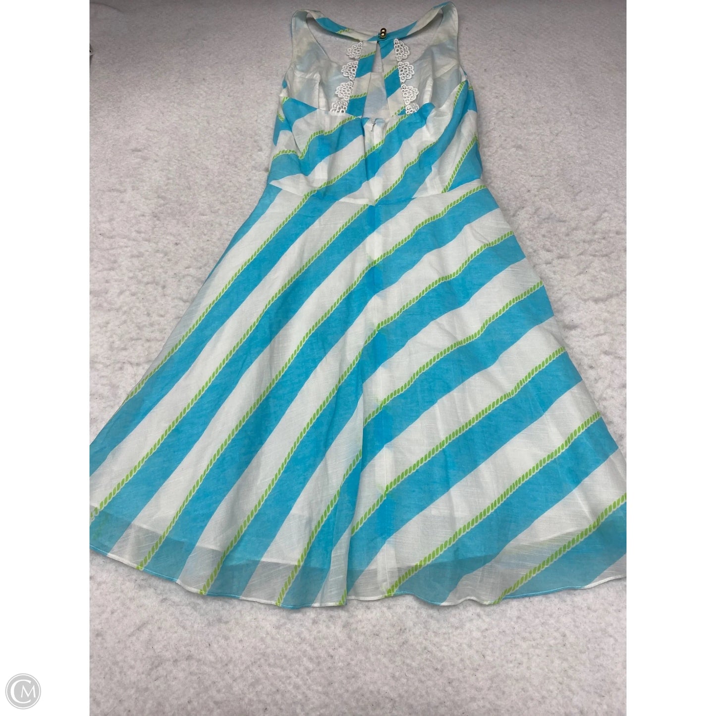 Dress Designer By Lilly Pulitzer In Blue & Green, Size: S