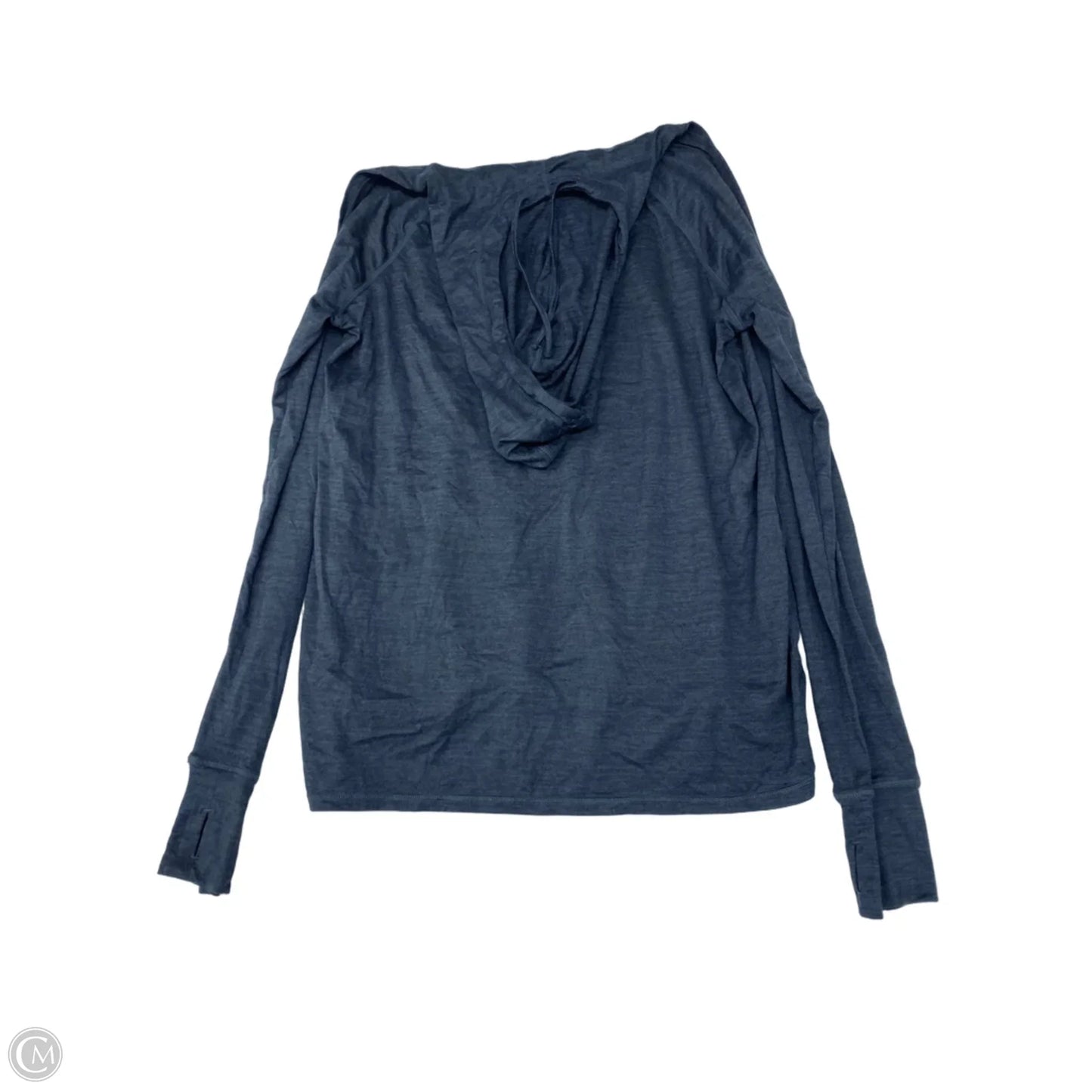 Athletic Top Long Sleeve Hoodie By Gaiam In Grey, Size: M