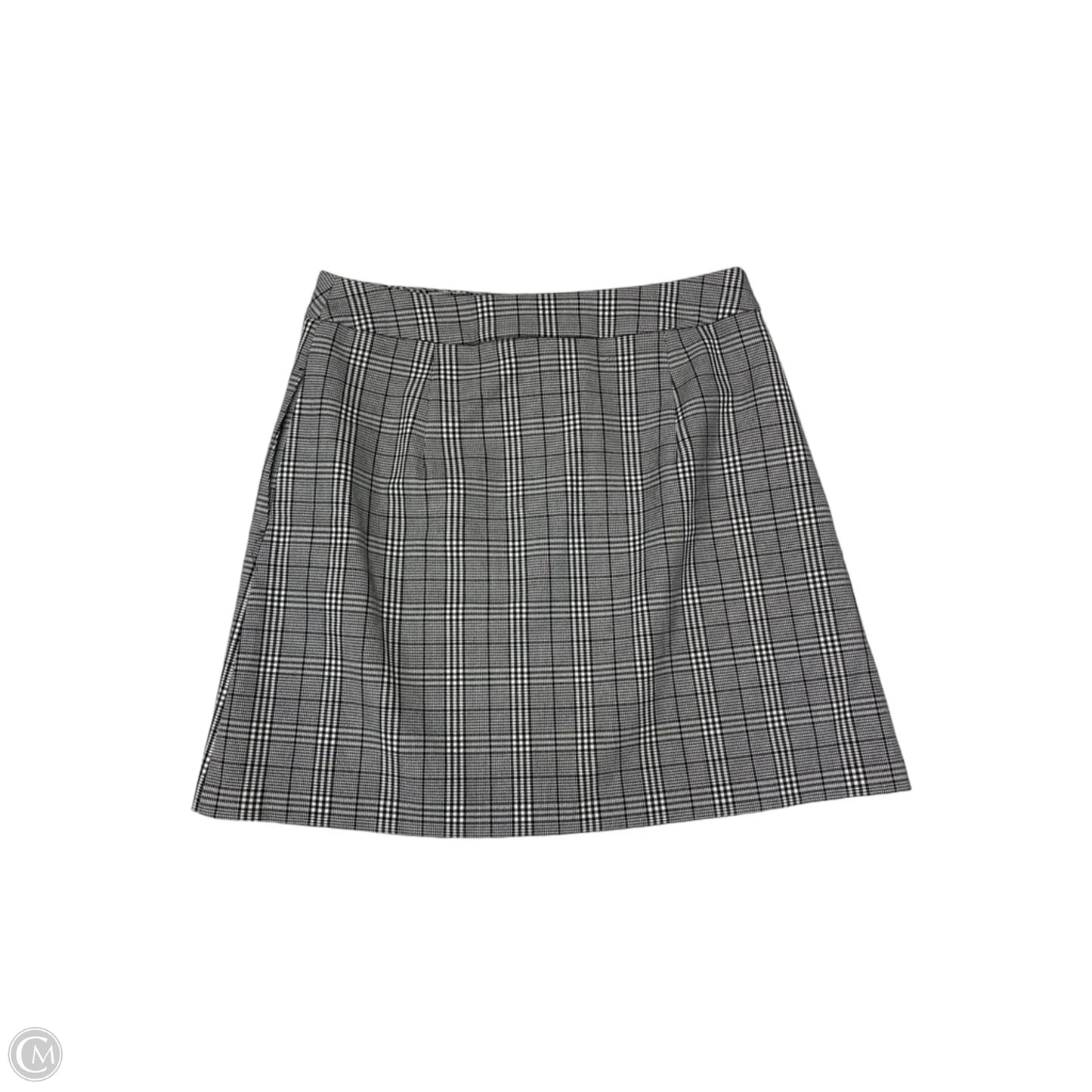 Skirt Midi By A New Day In Plaid Pattern, Size: 10