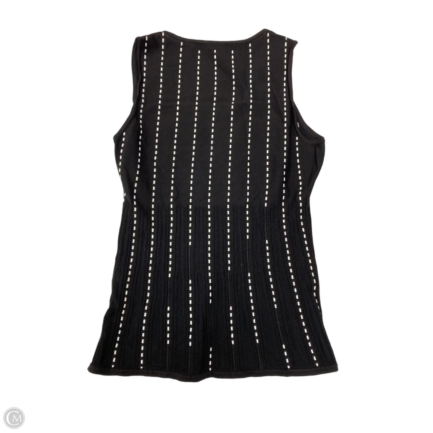 Blouse Sleeveless By White House Black Market In Black & White, Size: S
