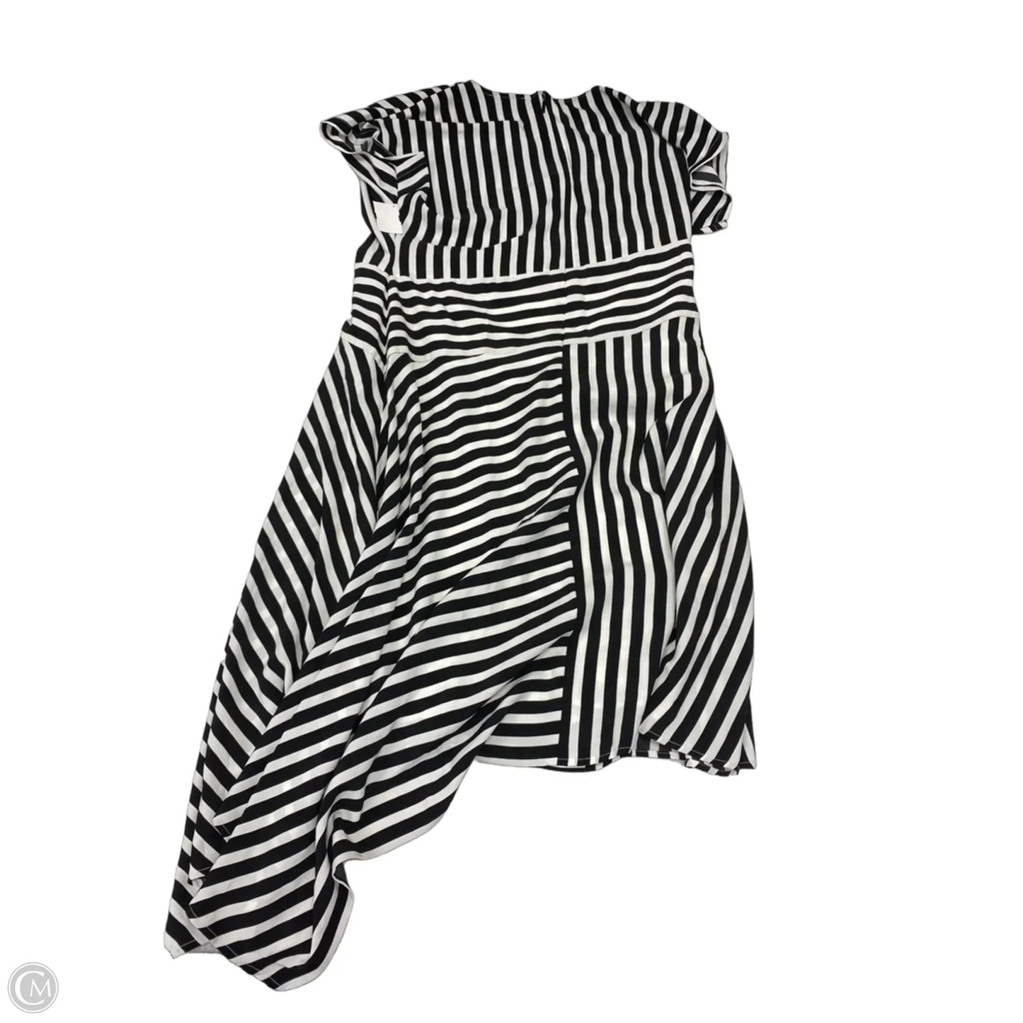 Dress Designer By Karl Lagerfeld In Black & White, Size: Xl