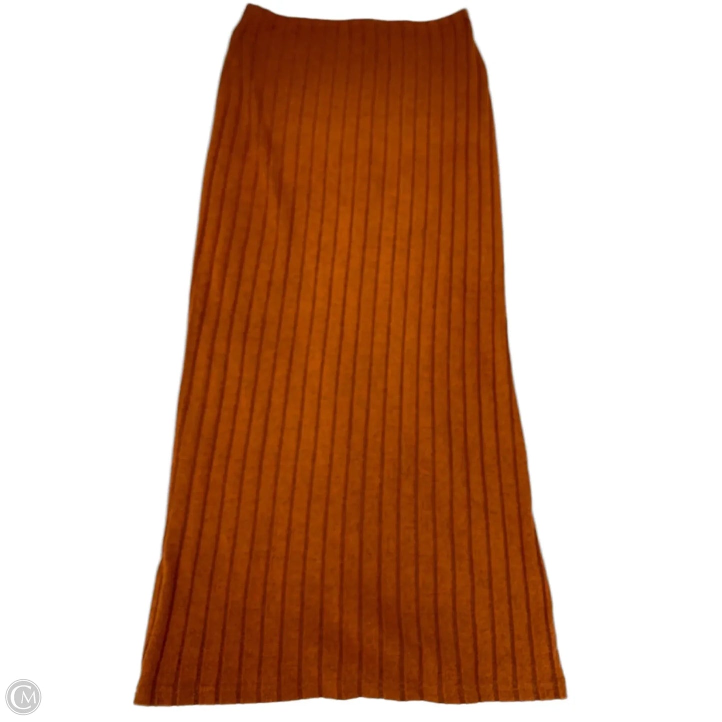 Skirt Maxi By Shein In Orange, Size: L