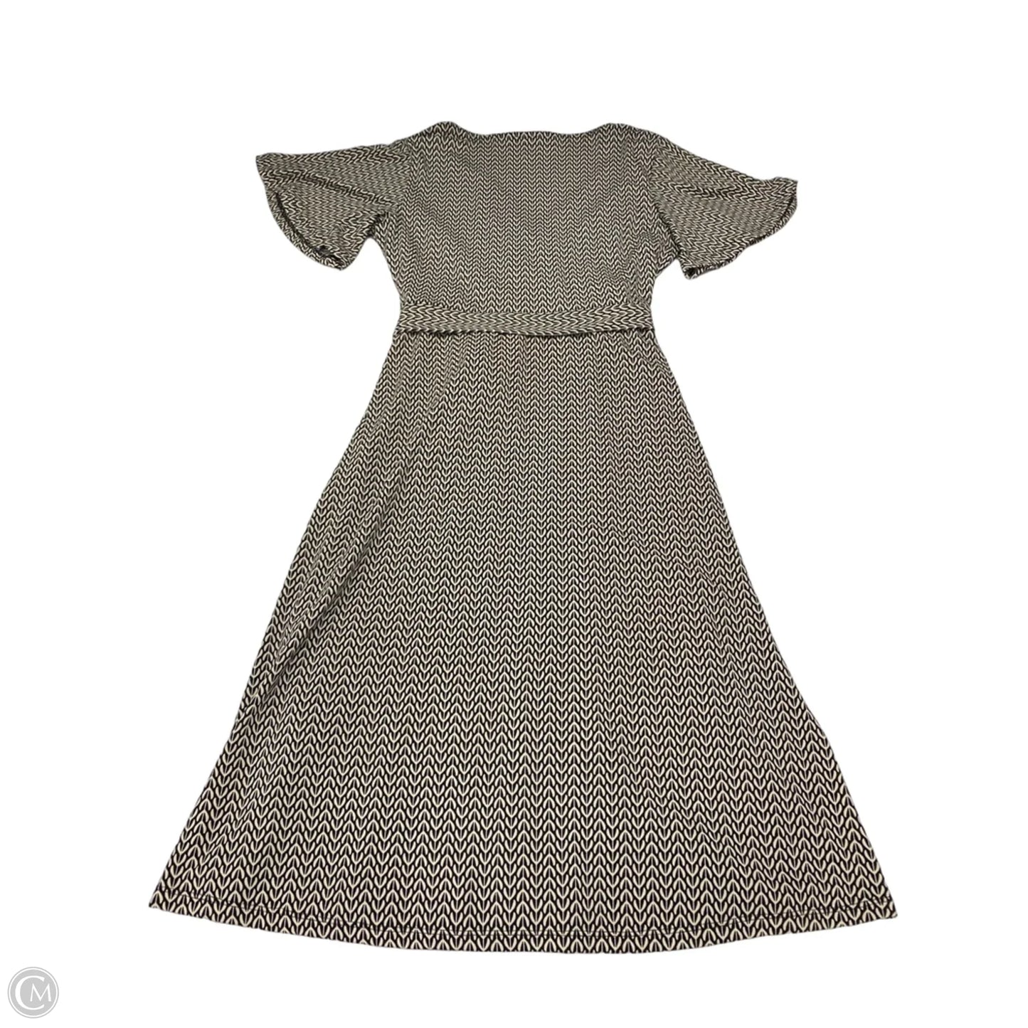 Dress Work By H&m In Black & Cream, Size: M