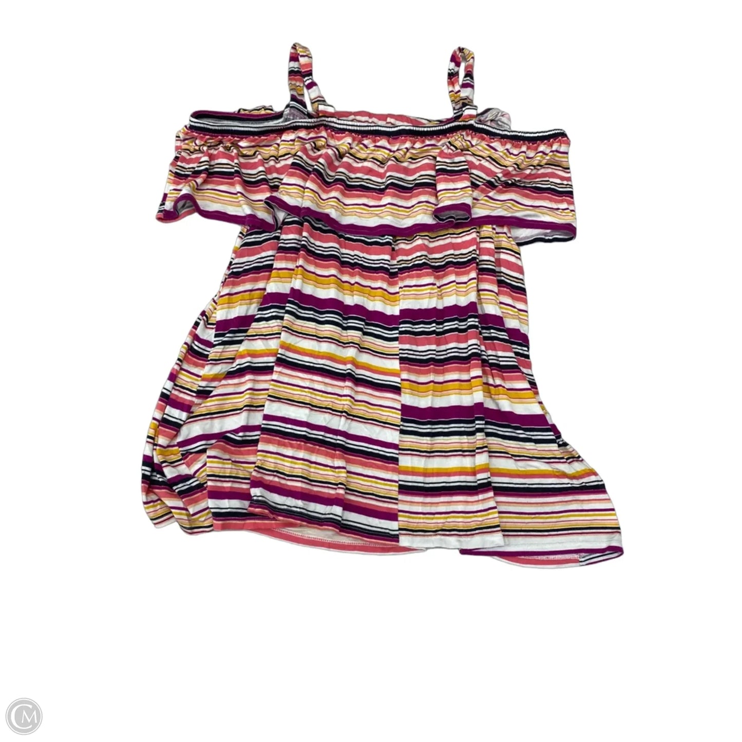 Top Sleeveless By Lane Bryant In Striped Pattern, Size: 3x