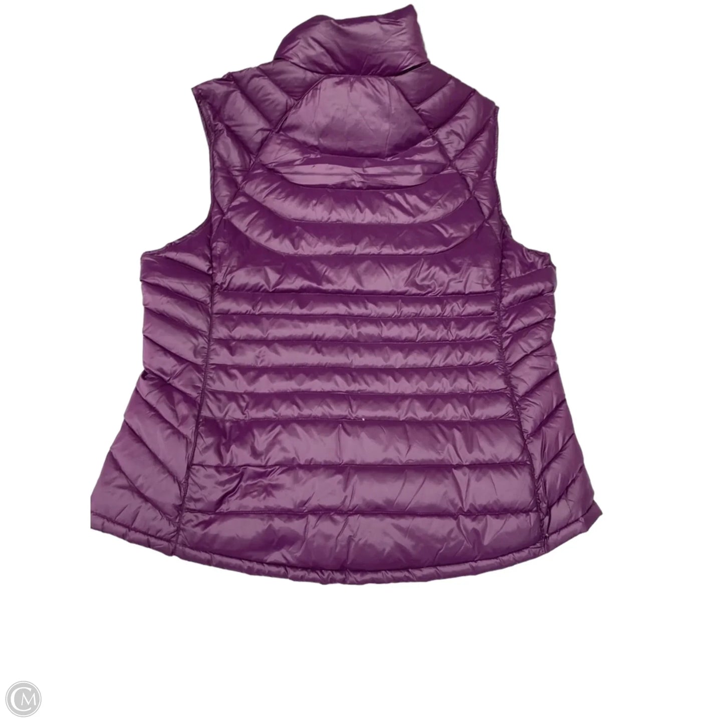 Vest Puffer & Quilted By Bernardo In Purple, Size: L