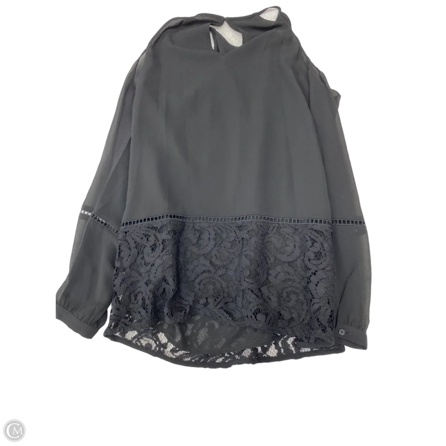 Blouse Designer By Michael By Michael Kors In Black, Size: S