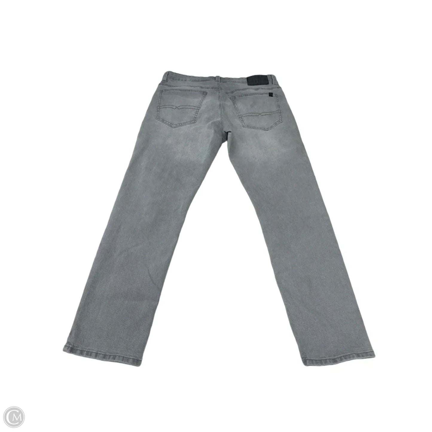 Jeans Straight By Buffalo David Bitton In Grey Denim, Size: 16