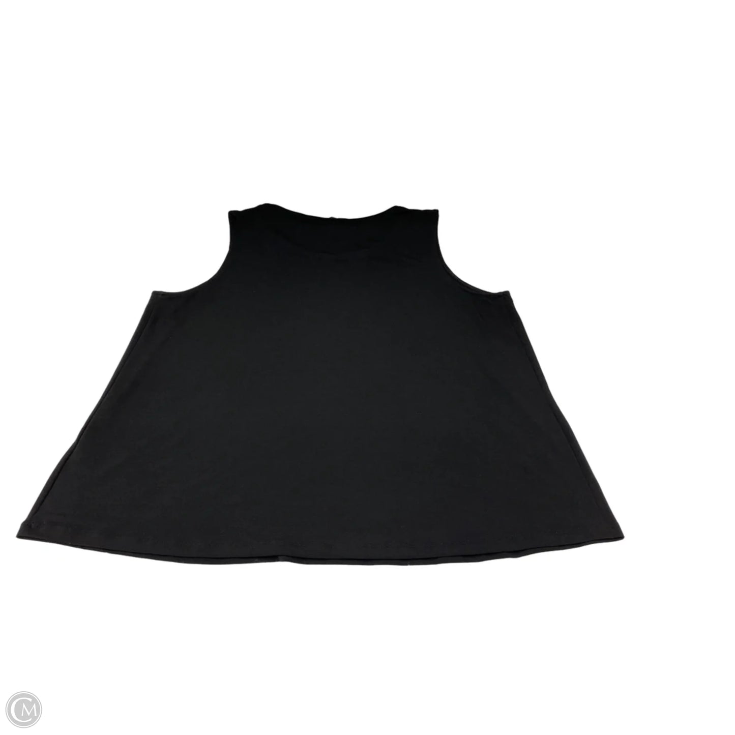 Blouse Sleeveless By Investments In Black, Size: 2x