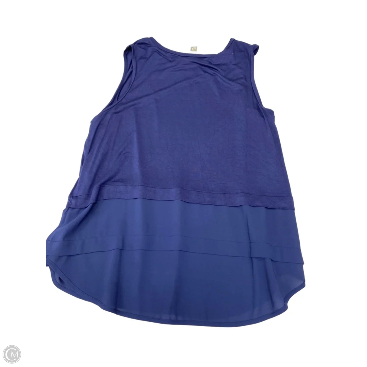 Tank Top Designer By Michael By Michael Kors In Blue, Size: Xl