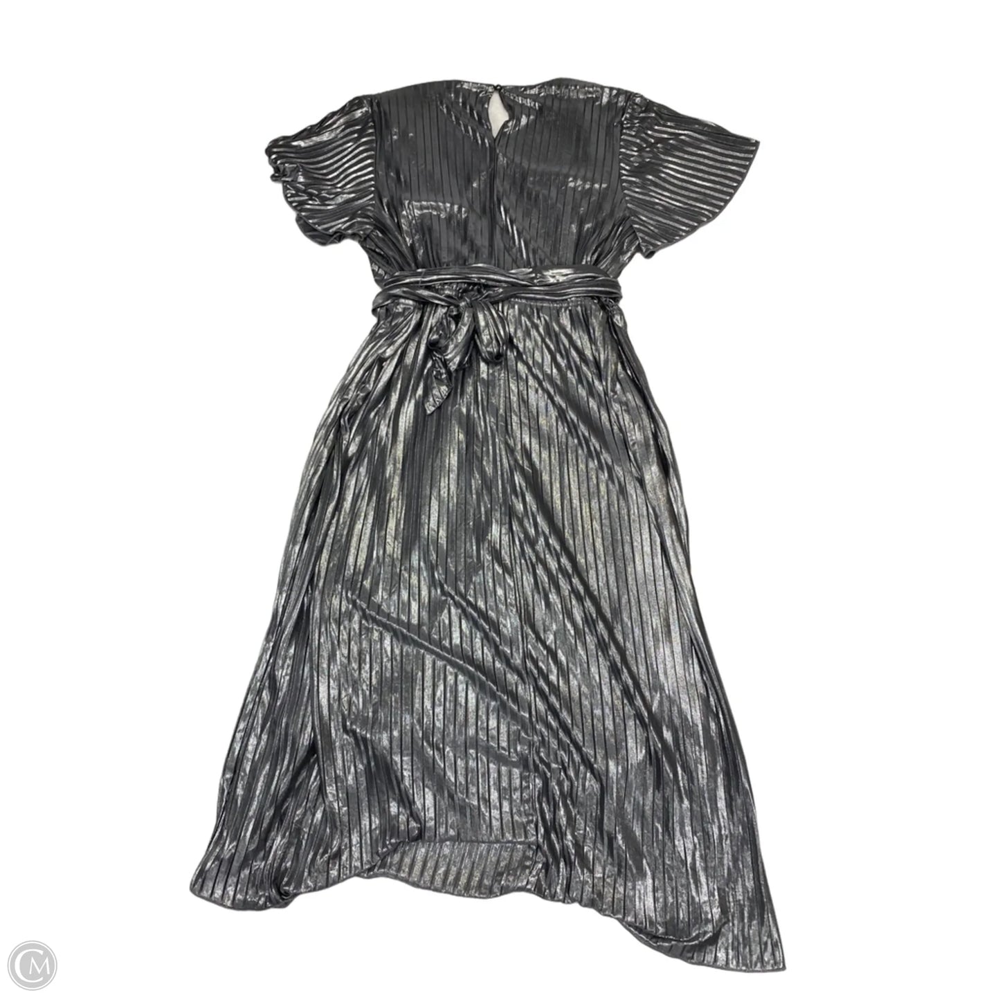 Dress Party Midi By Lane Bryant In Silver, Size: 1x