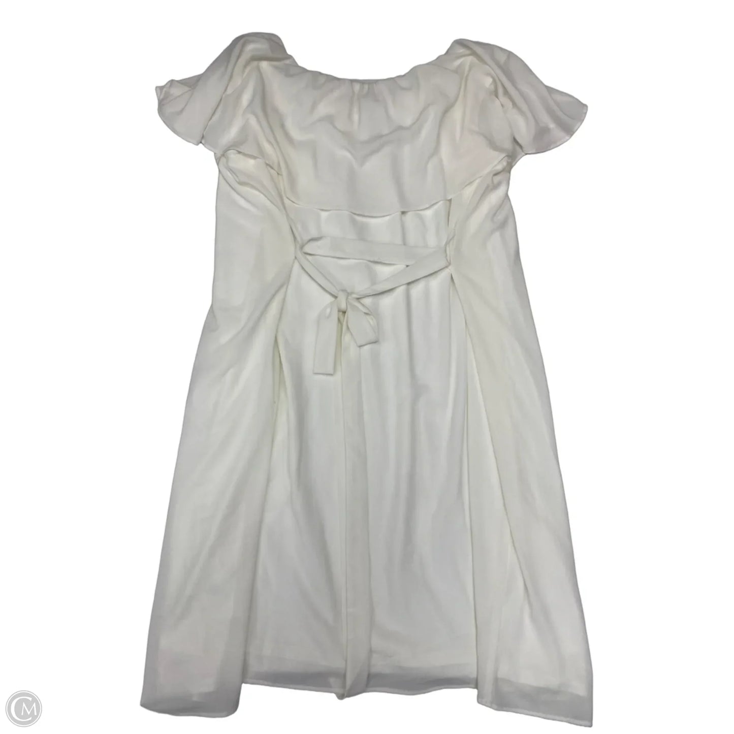 Dress Casual Midi By Lane Bryant In Ivory, Size: Xl