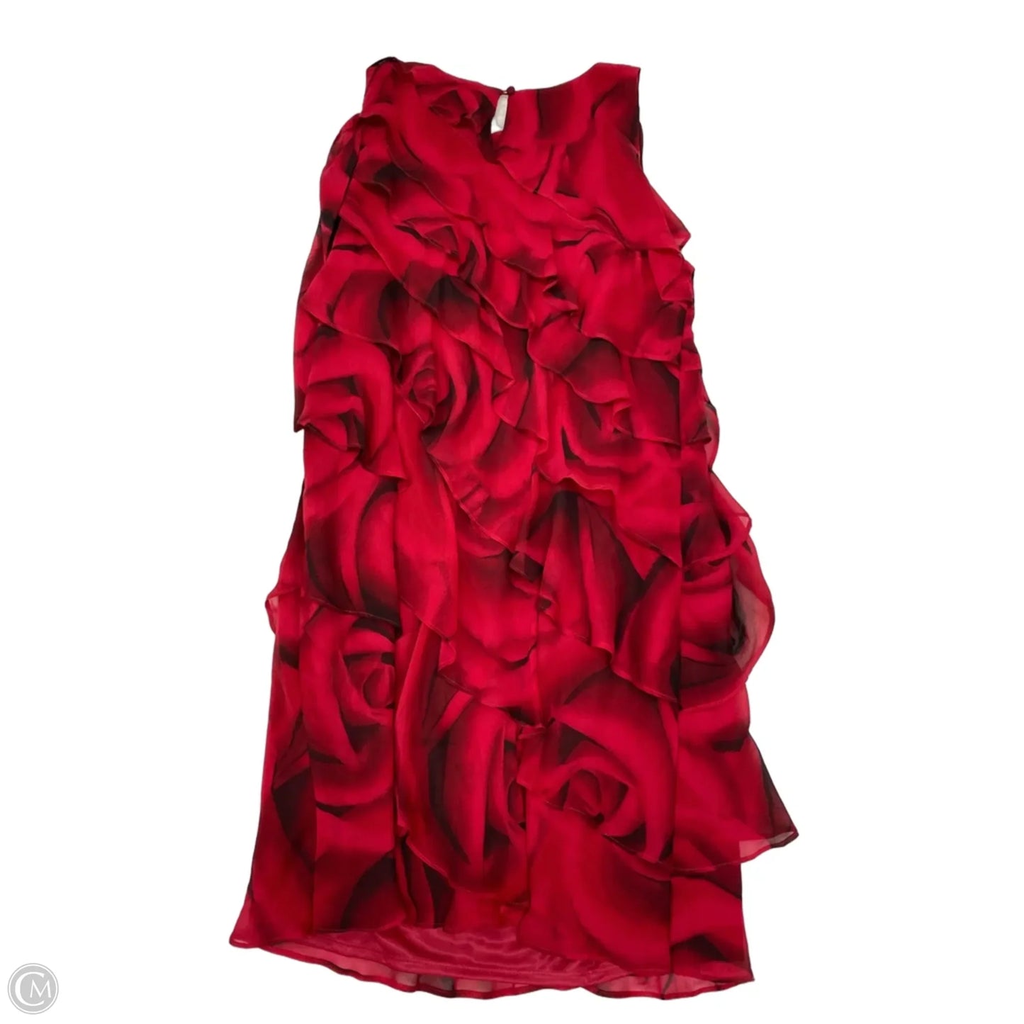 Dress Party Midi By White House Black Market In Red, Size: Xl