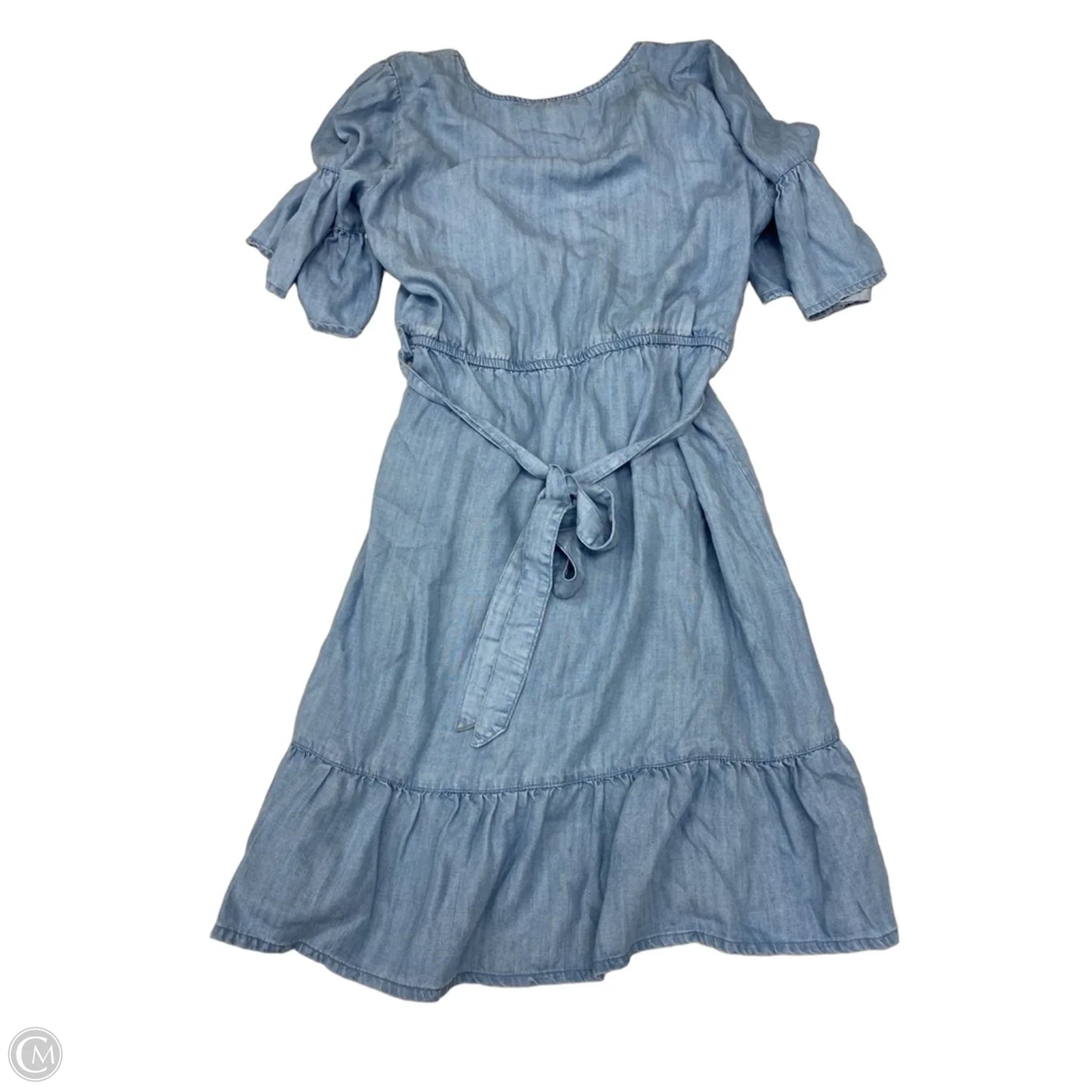 Dress Casual Midi By Blue Rain In Blue Denim, Size: M