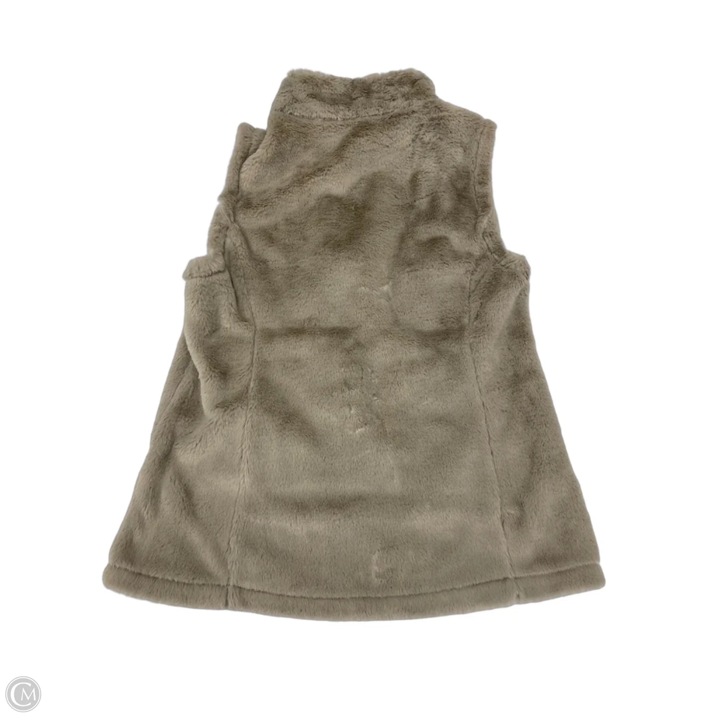 Vest Faux Fur & Sherpa By Cmf In Tan, Size: S