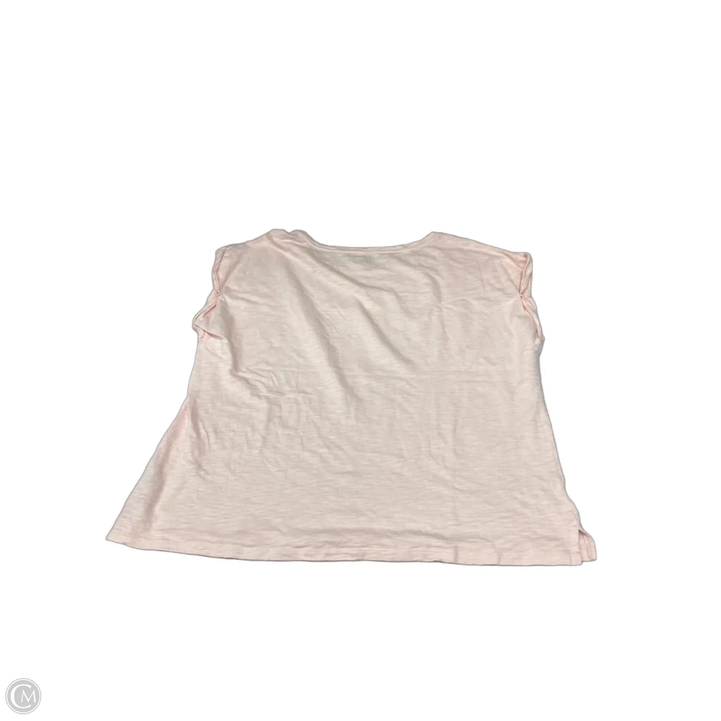 Top Short Sleeve By Talbots In Pink, Size: 2x