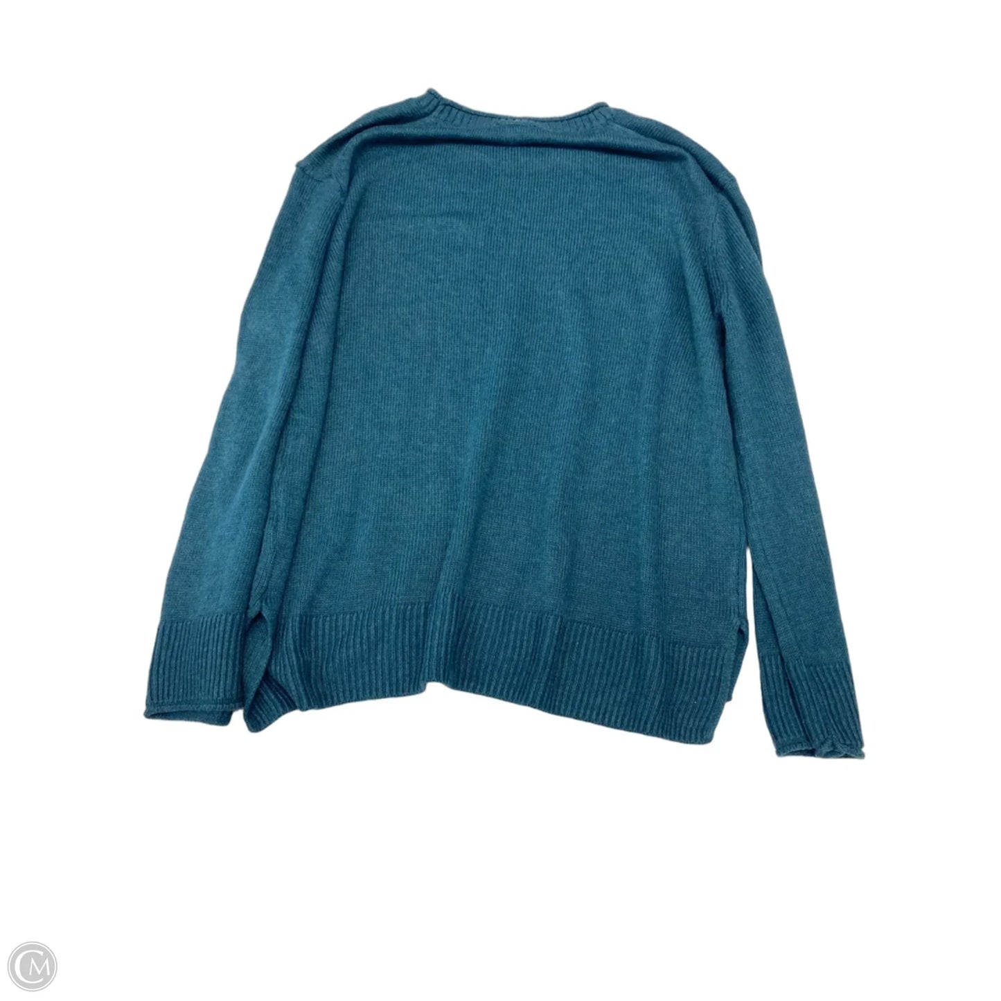 Sweater By Ella Moss In Aqua, Size: M