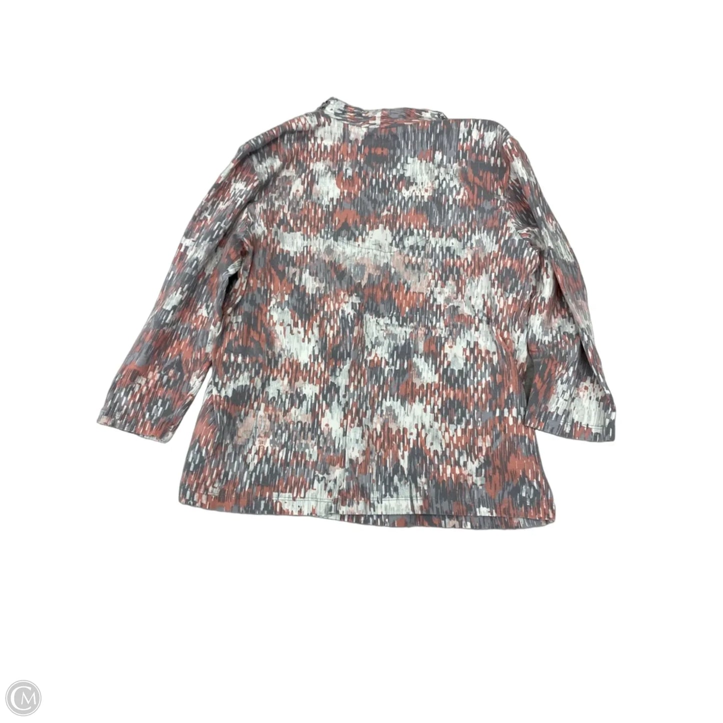 Top Long Sleeve By Ruby Rd In Grey & Pink, Size: Sp