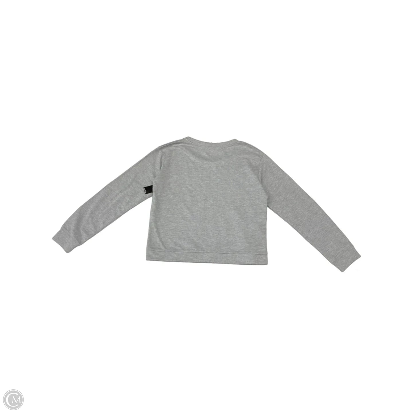 Sweatshirt Crewneck By Bebe In Grey, Size: L