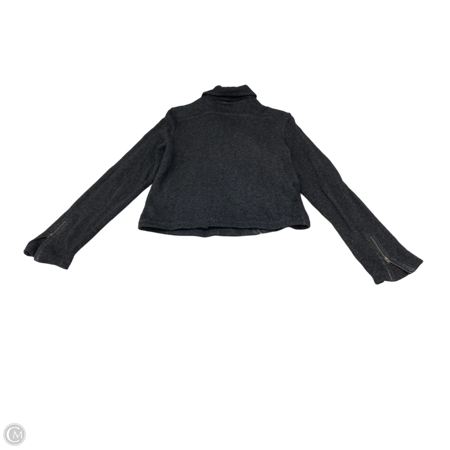 Jacket Moto By Cabi In Grey, Size: M