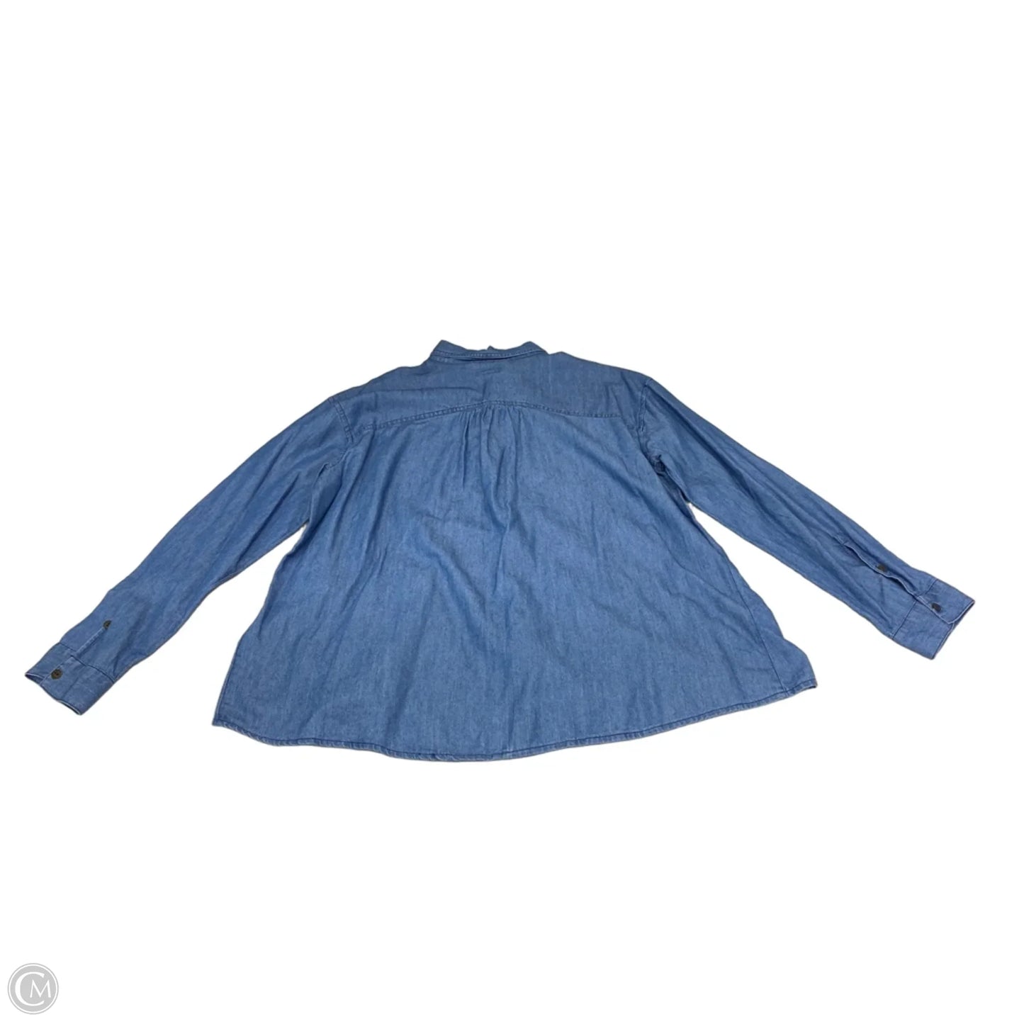 Top Long Sleeve By Sonoma In Blue, Size: Xl