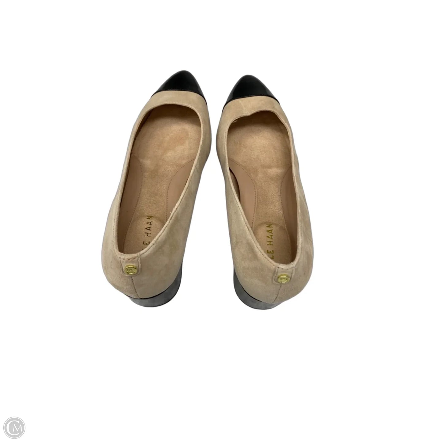 Shoes Heels Block By Cole-haan In Black & Tan, Size: 5.5