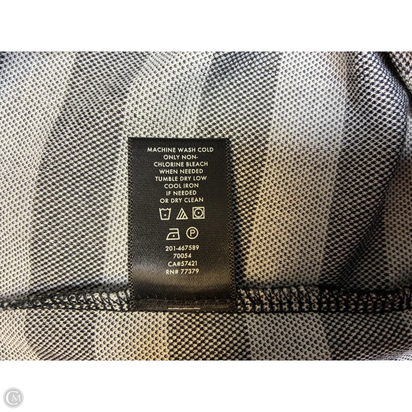 Top Sleeveless By Ann Taylor In Black & White, Size: S