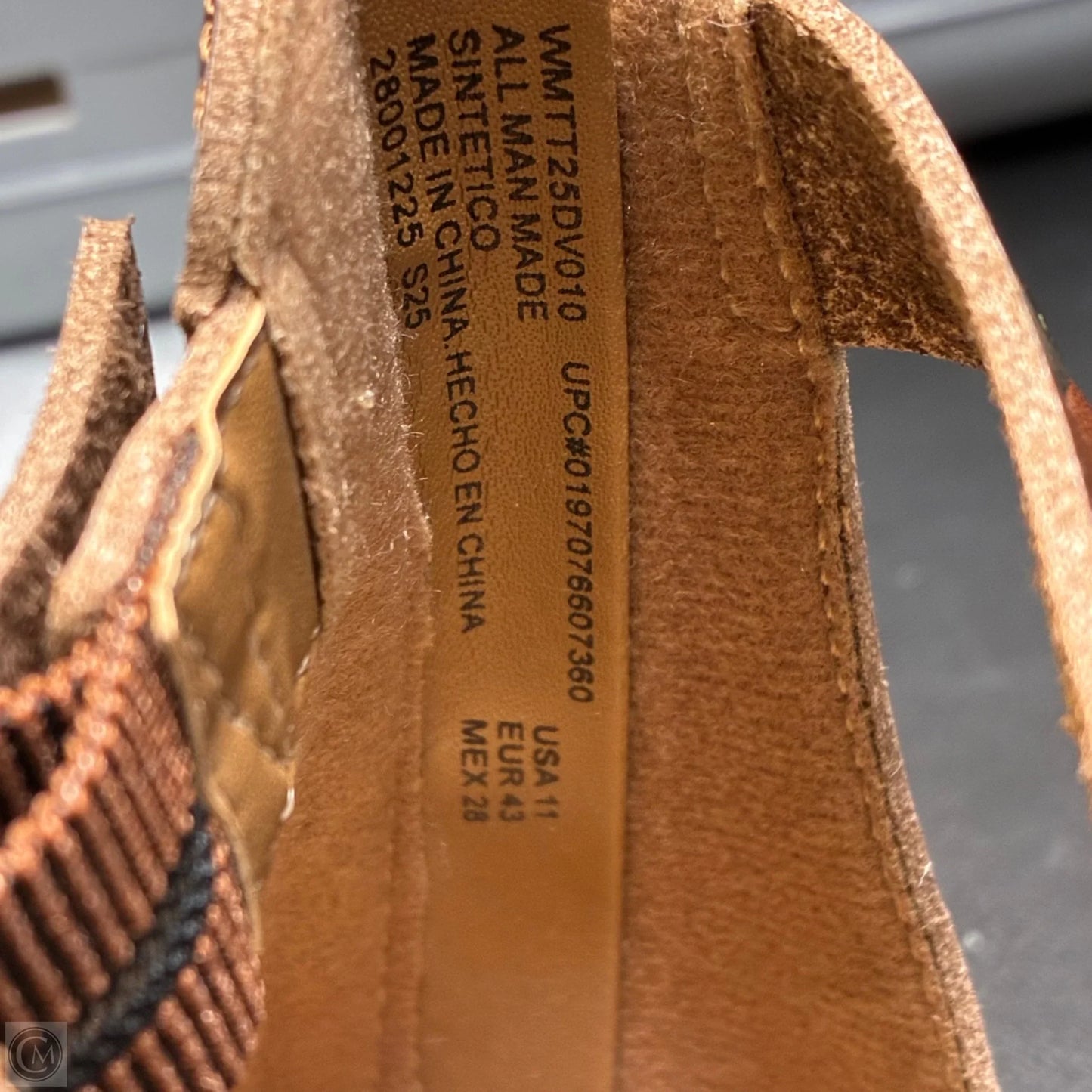 Sandals Flats By Time And Tru In Brown, Size: 11