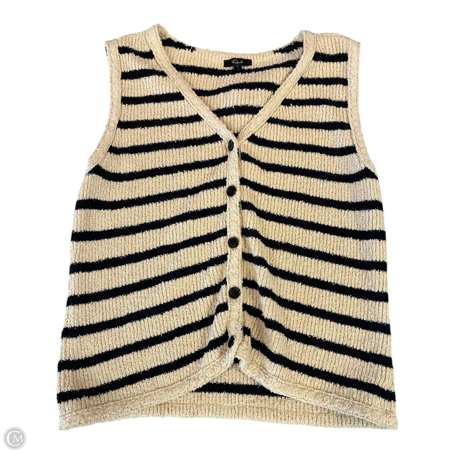 Vest Sweater By Rails In Tan, Size: L