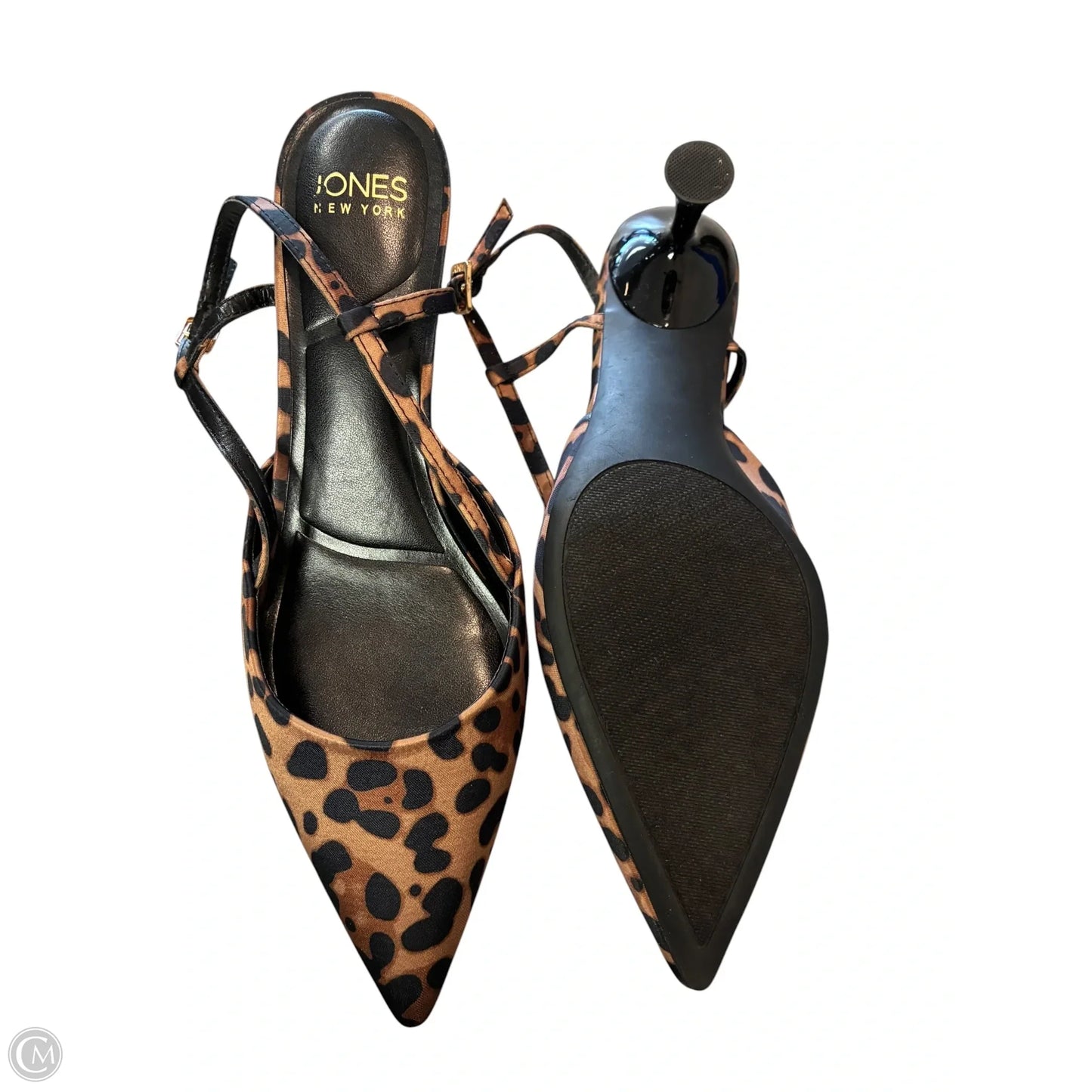 Shoes Heels Kitten By Jones New York In Animal Print, Size: 8.5