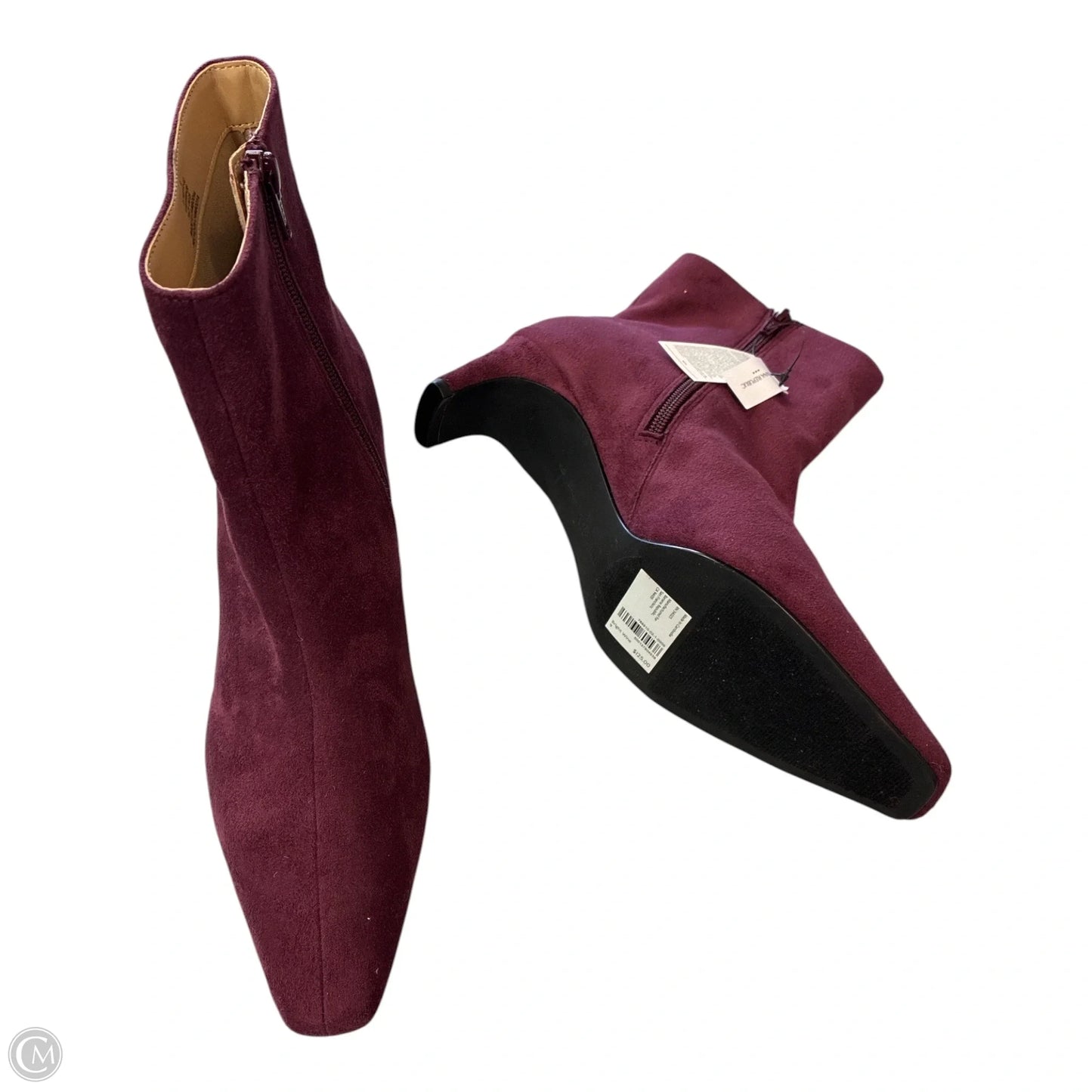 Boots Ankle Heels By Banana Republic In Red, Size: 9