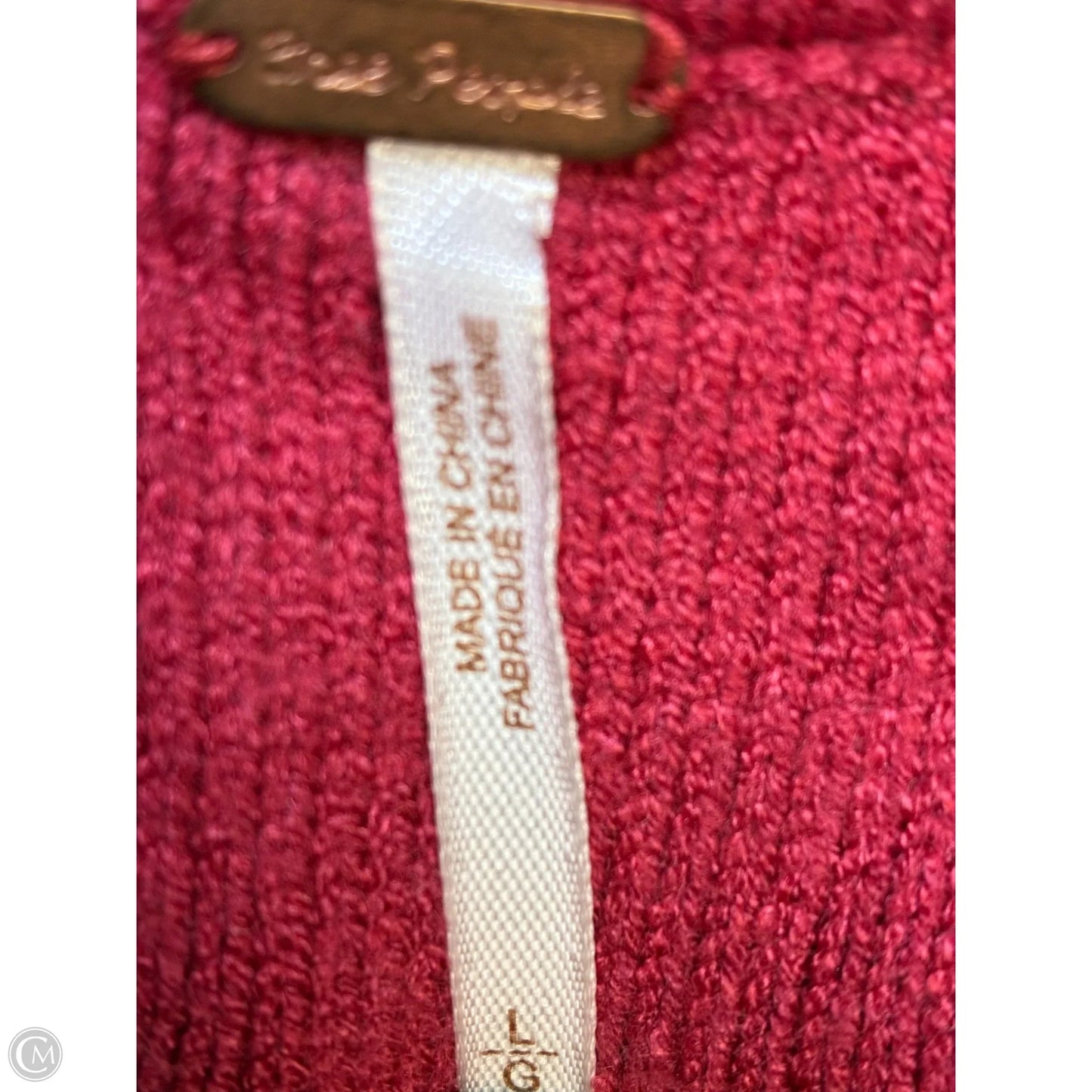 Dress Sweater By Free People In Red, Size: L